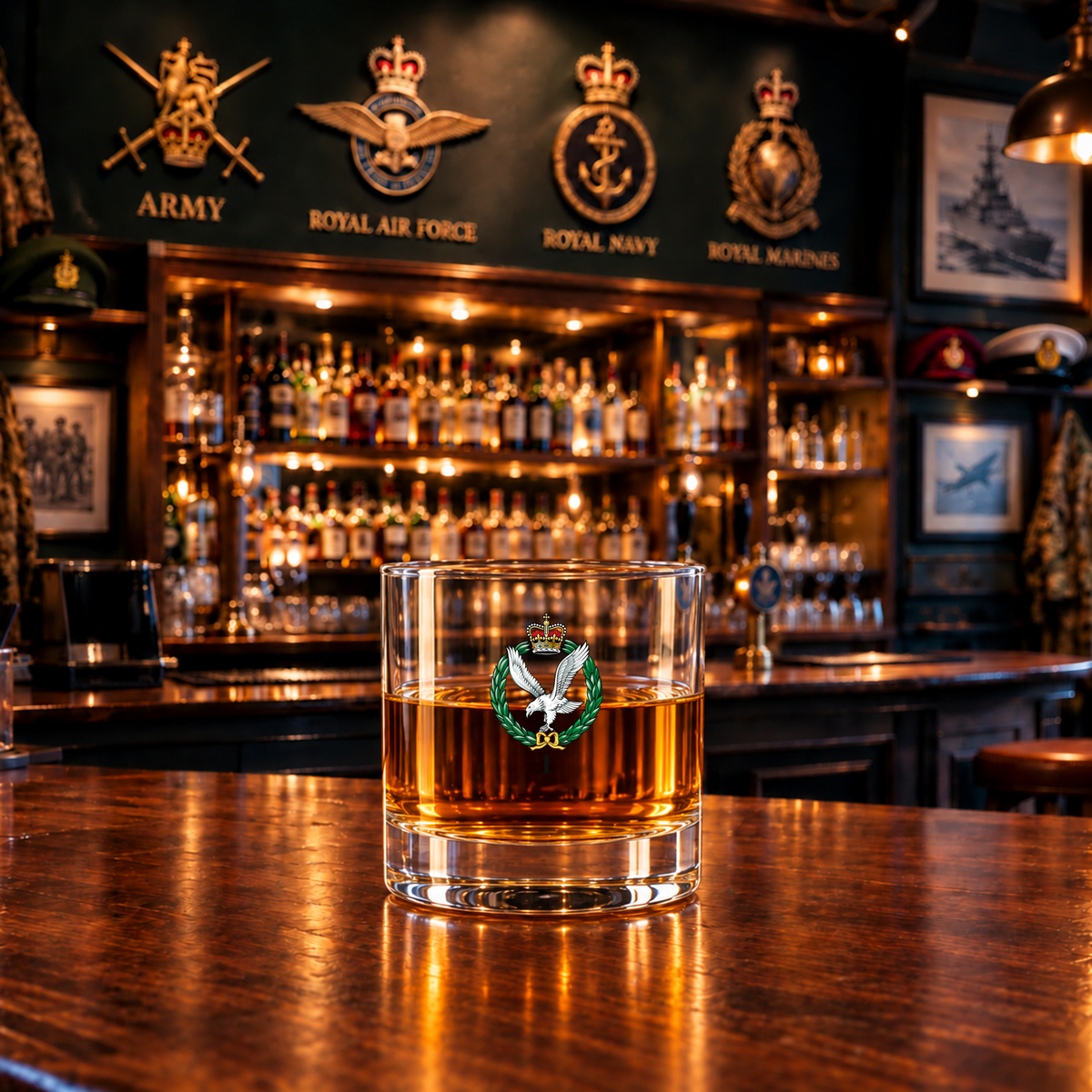1 Army Air Corps - Whiskey Glass