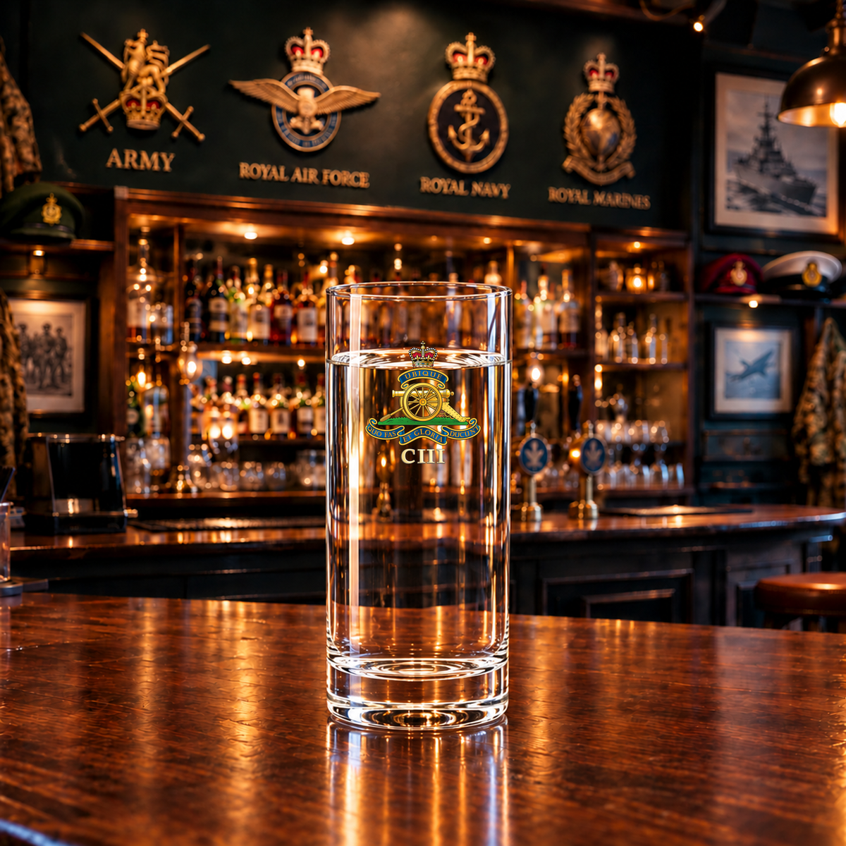 103 Regt Royal Artillery - Highball Glass