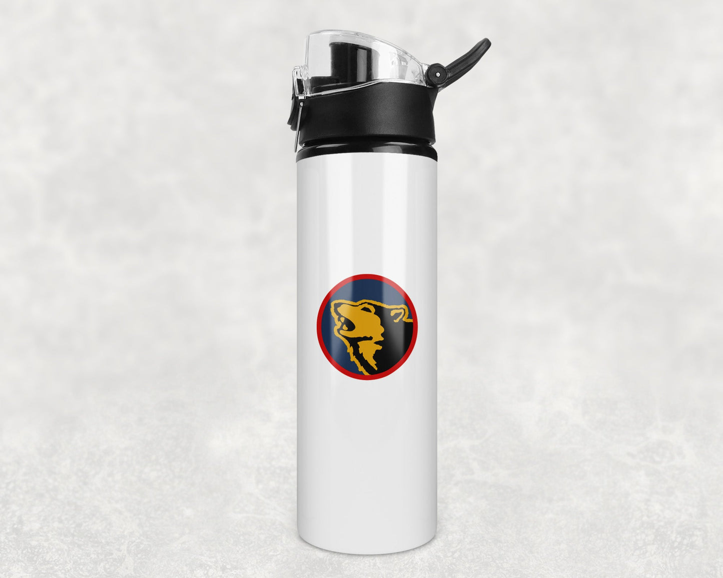 104 Log Support Bde - Flip Top Water Bottle