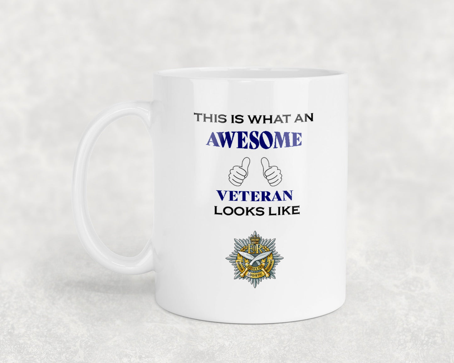 10 Queen's Own Gurkha Logistic Regiment - Veteran - 11oz Mug