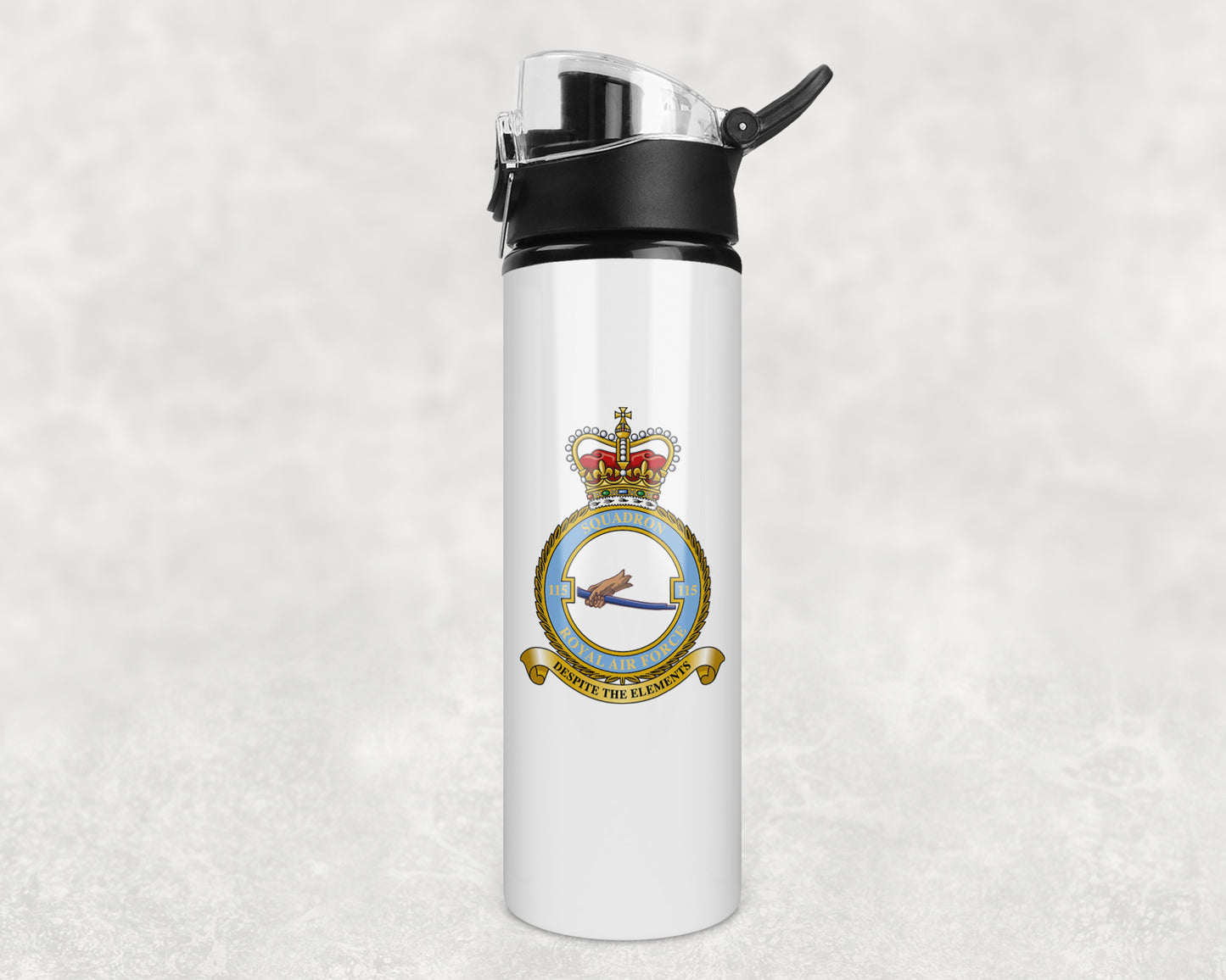 115 Squadron RAF - Flip Top Water Bottle