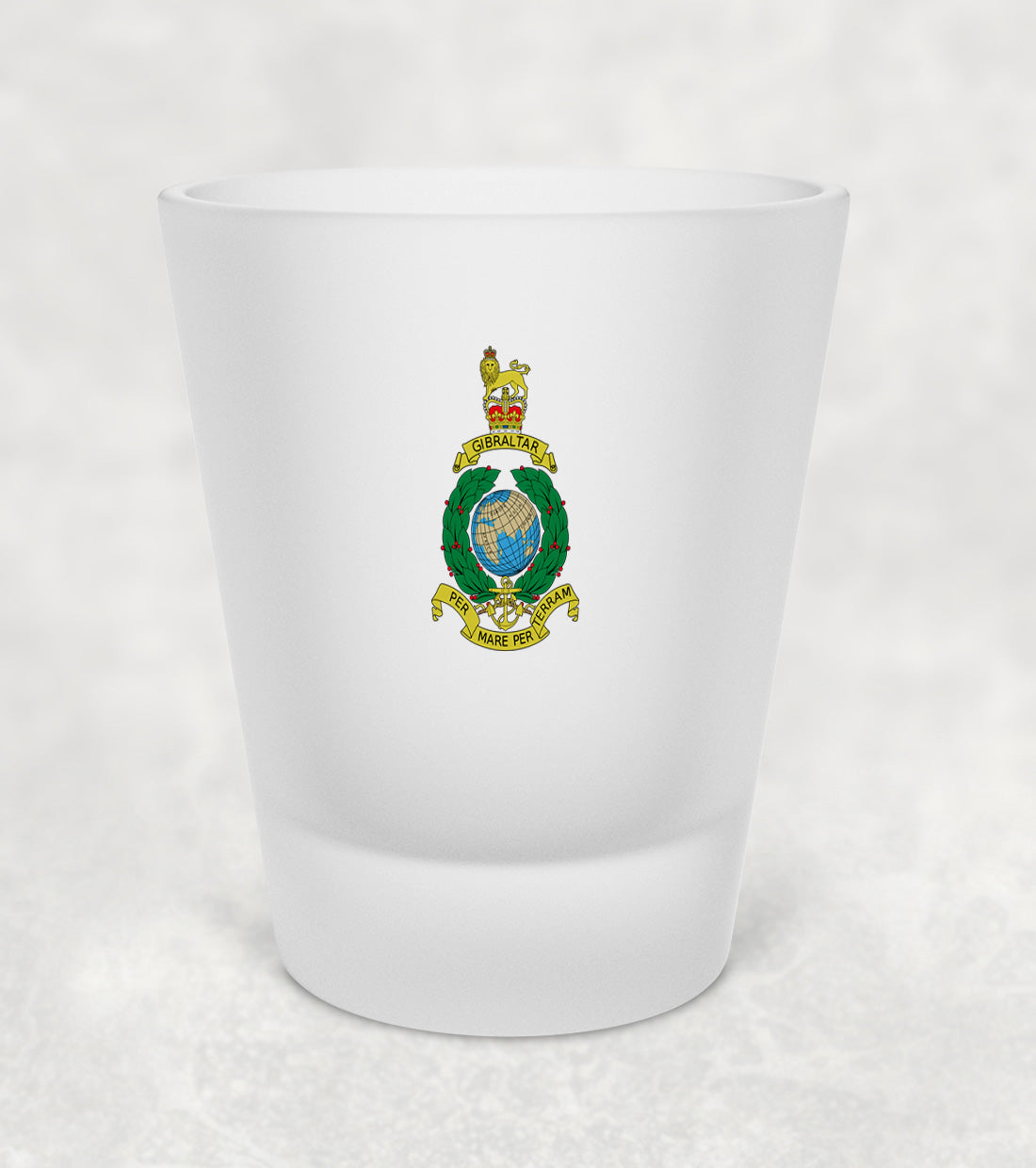 Royal Marines Corps Crest - Shot Glass