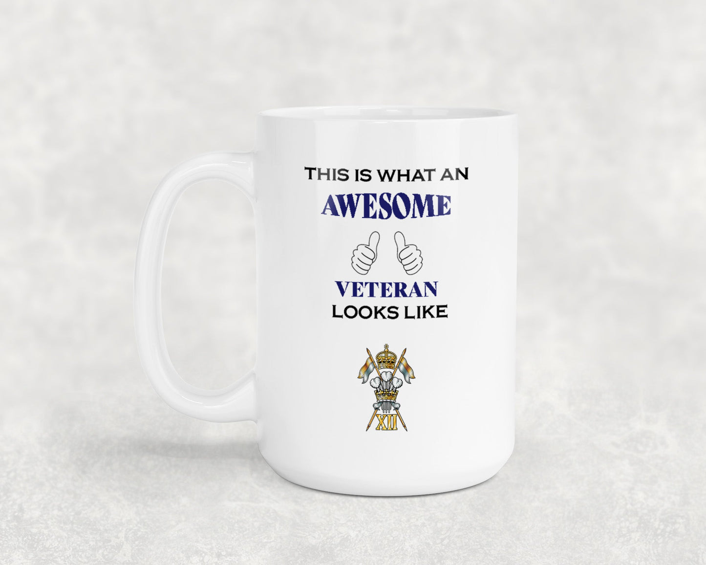 12th Royal Lancers - Veteran - 15oz Mug