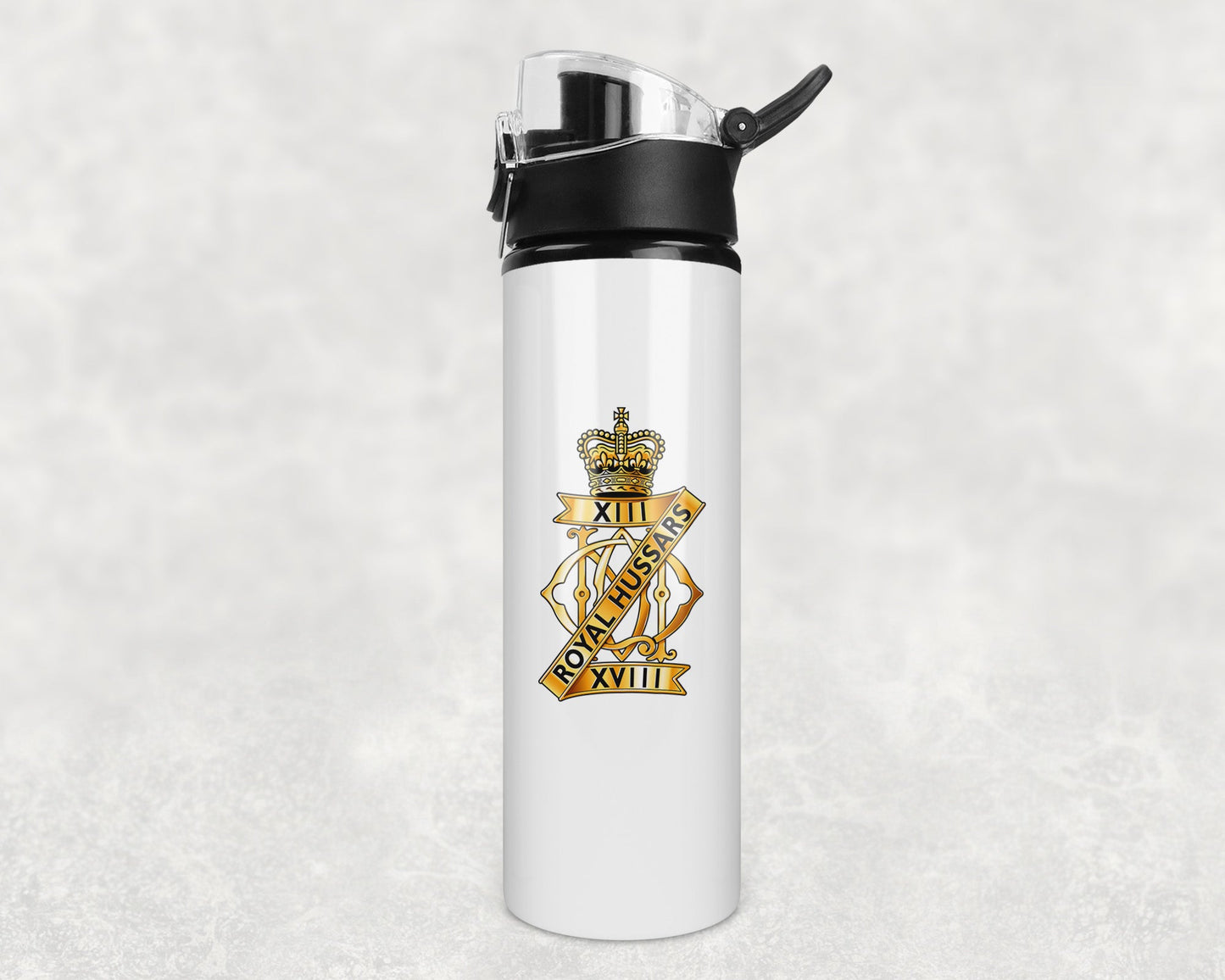 13th/18th Royal Hussars - Flip Top Water Bottle