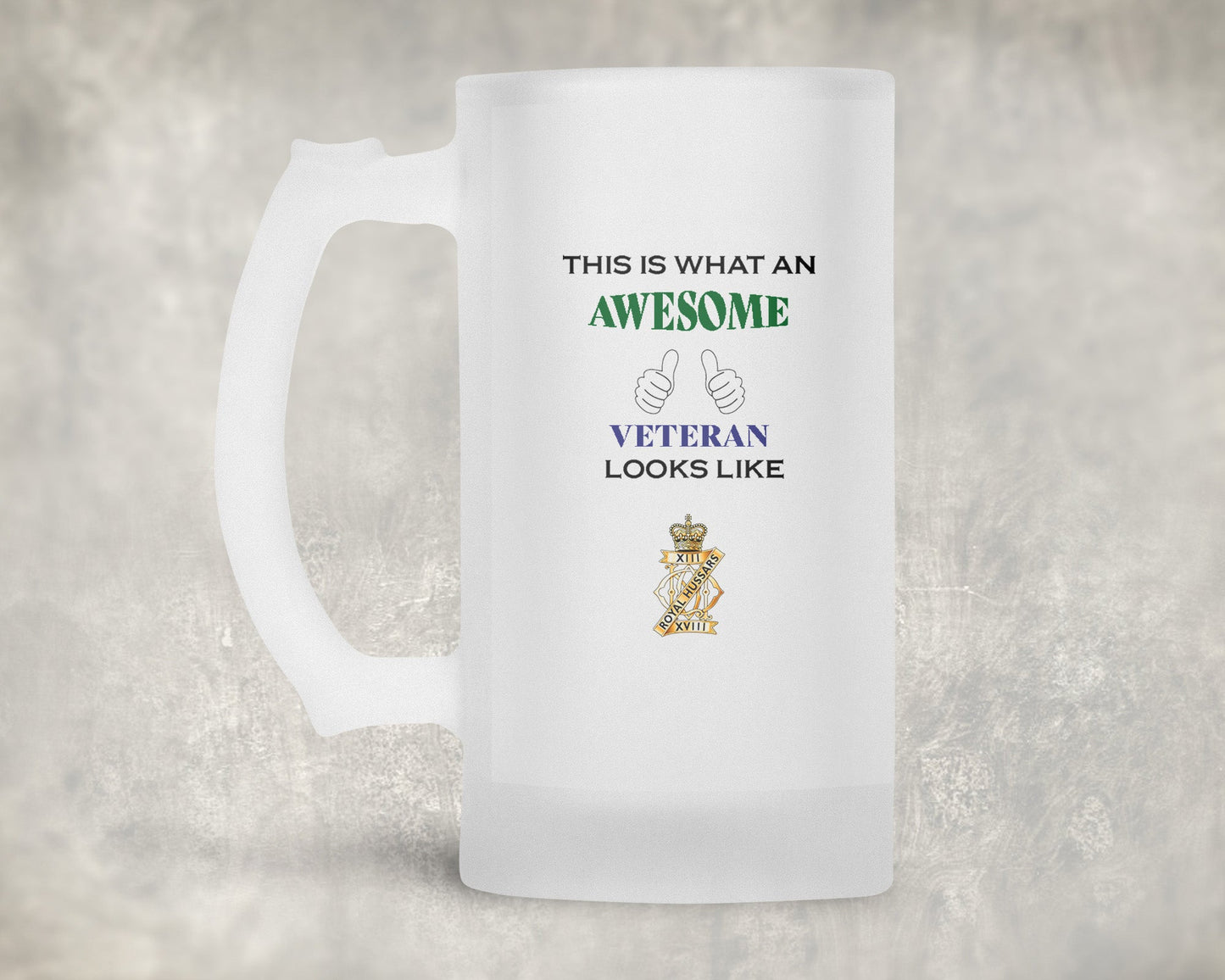 13th/18th Royal Hussars - Veteran - Frosted Stein