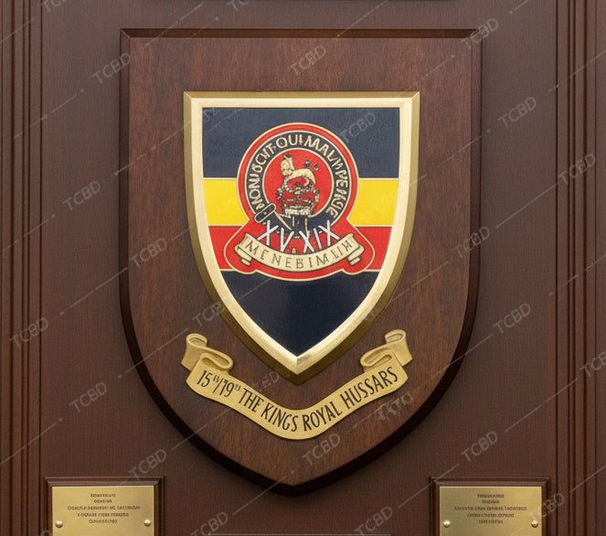 15th/19th The King's Royal Hussars - Wall Shield Plaque | MOD Licensed Seller | Regimental