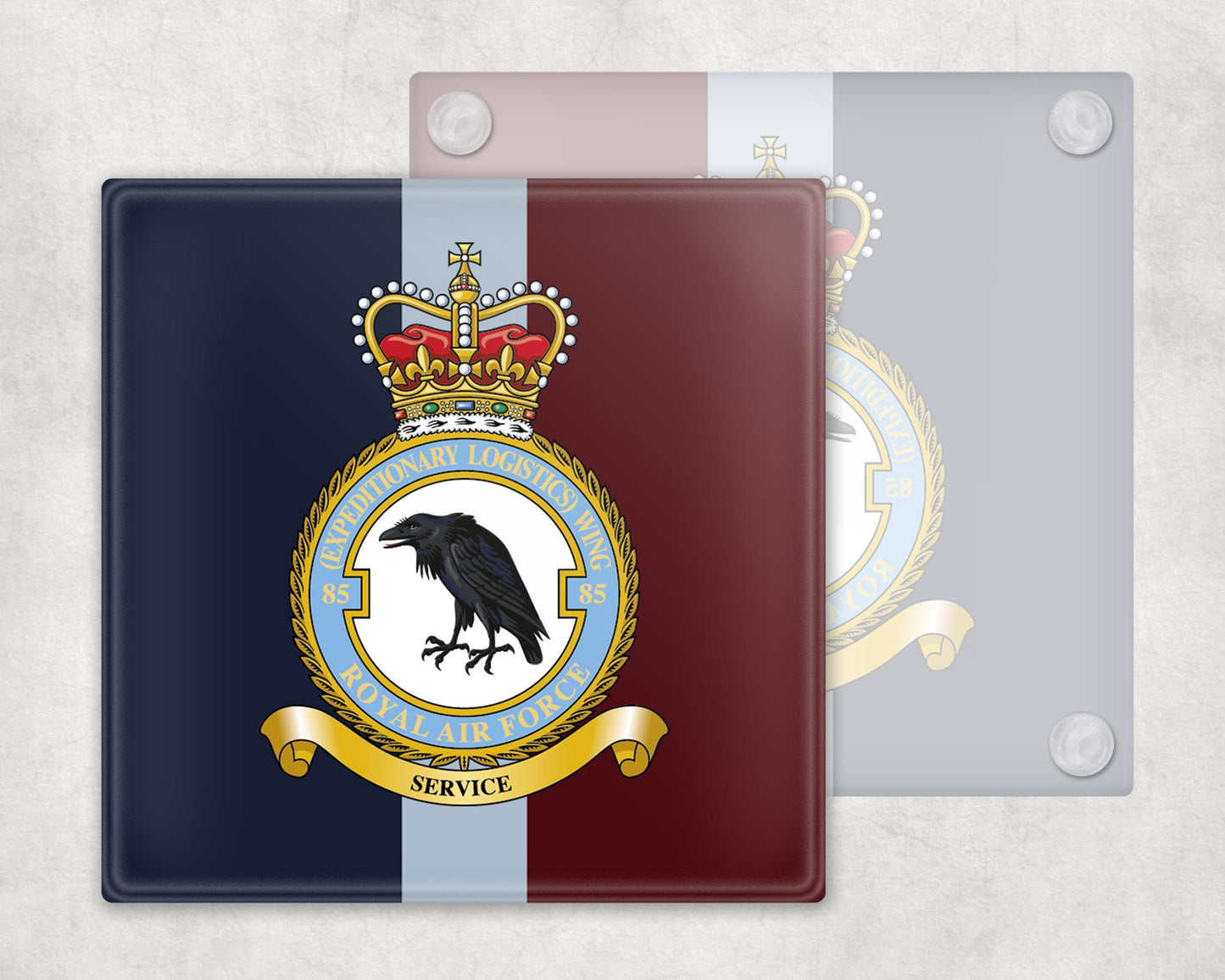 85 Expeditionary Logistics Wing RAF - Glass Coaster