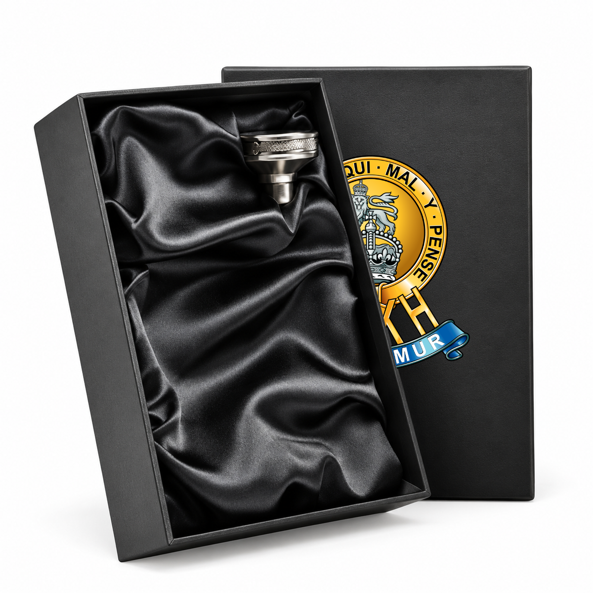 15th Kings Hussars - Hip Flask — Hip_Flask_Rear_Lid_SHOPIFY_Smart_Object