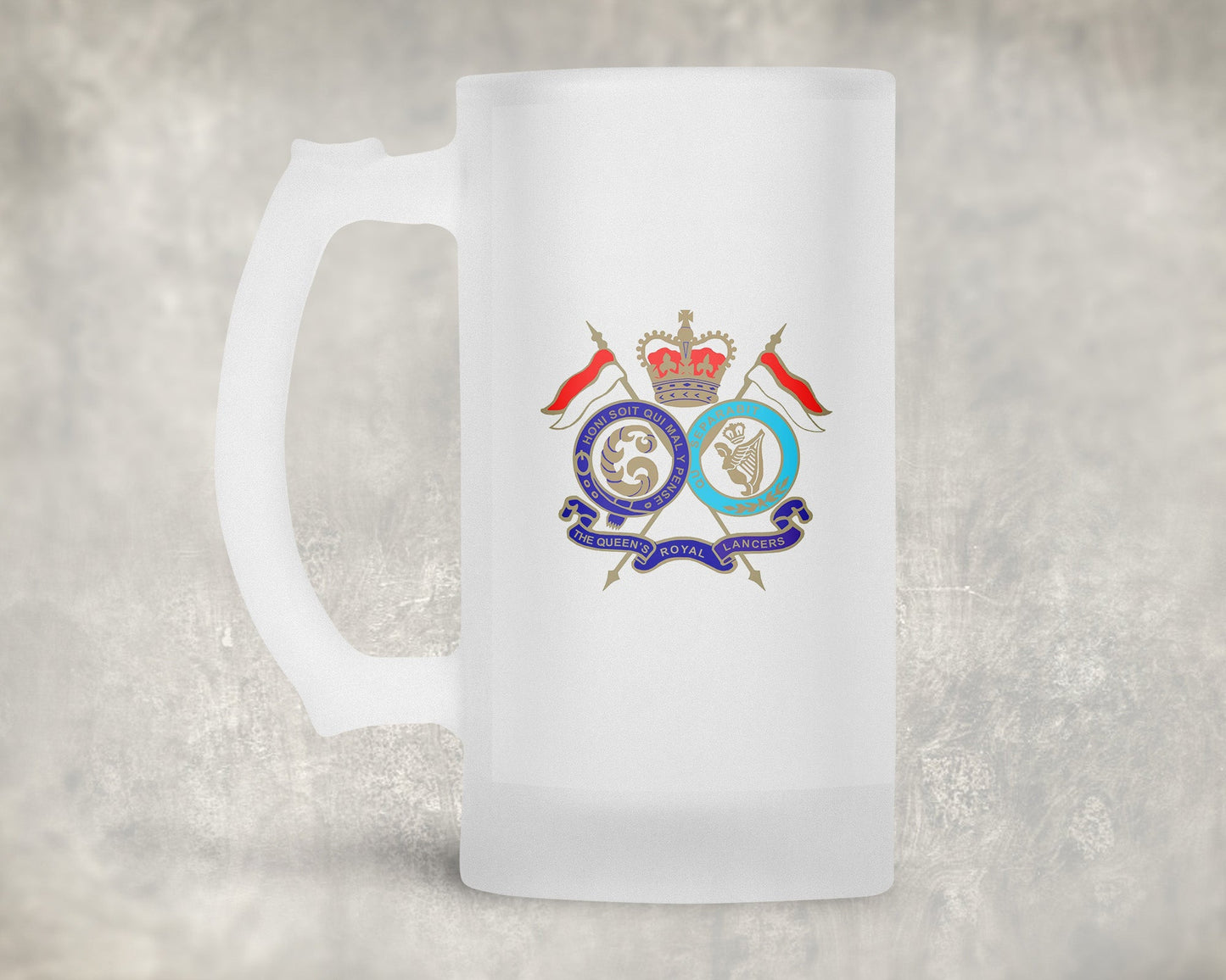16th/5th The Queen's Royal Lancers - Wheel - Frosted Stein