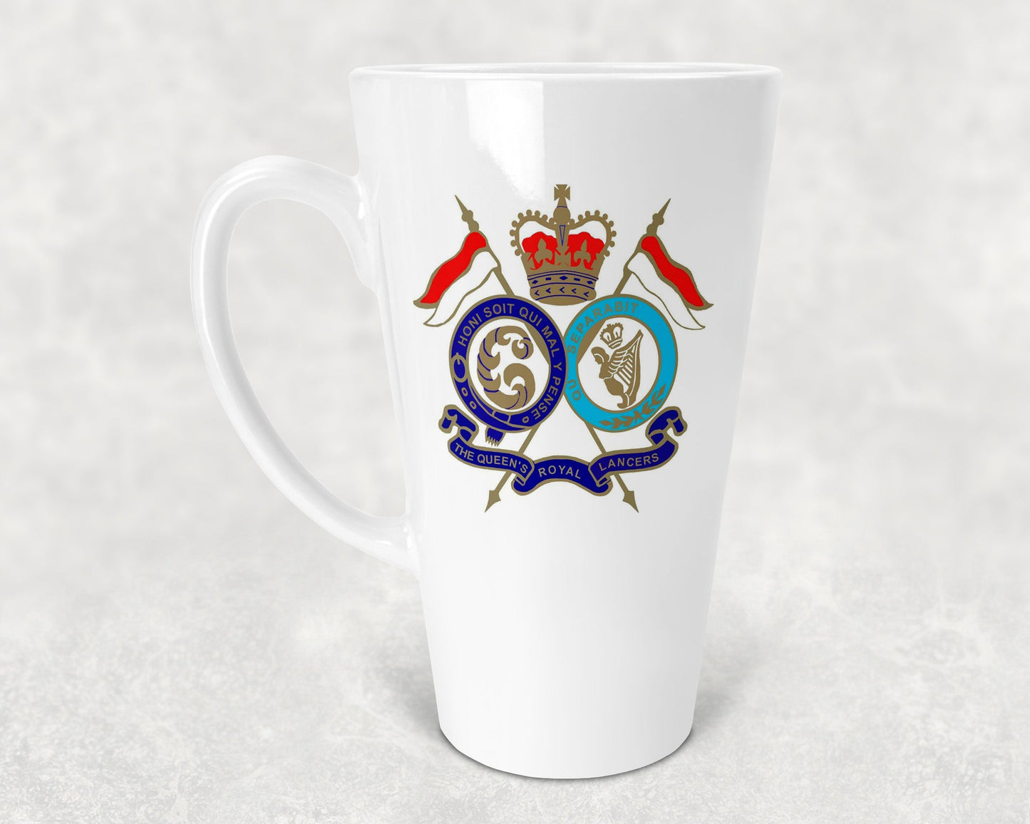16th/5th The Queen's Royal Lancers - Wheel - Latte Mug 17oz