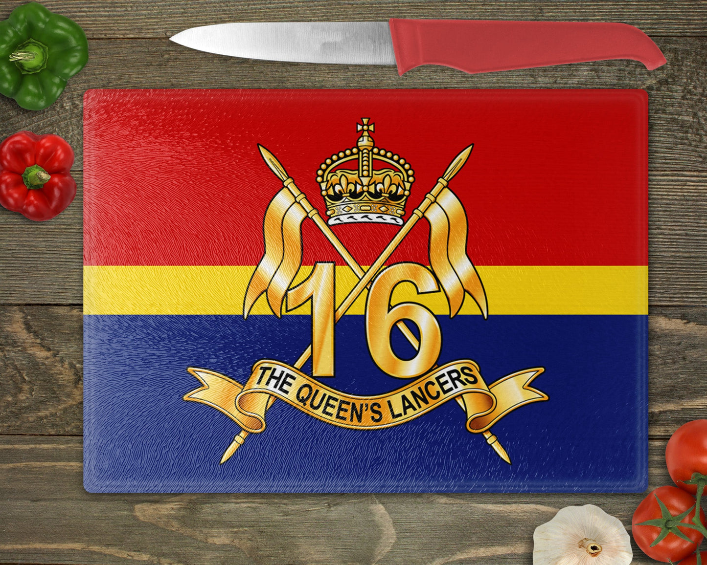 16th/5th The Queen's Royal Lancers - Cutting Board