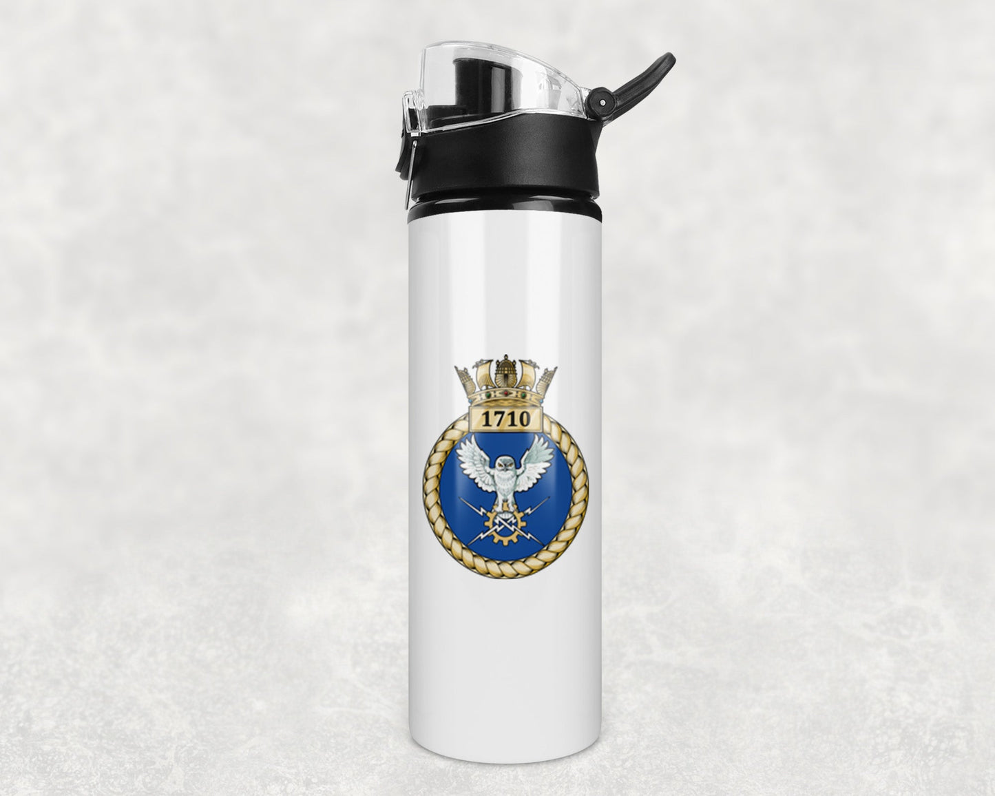 1710 Naval Air Squadron - Flip Top Water Bottle