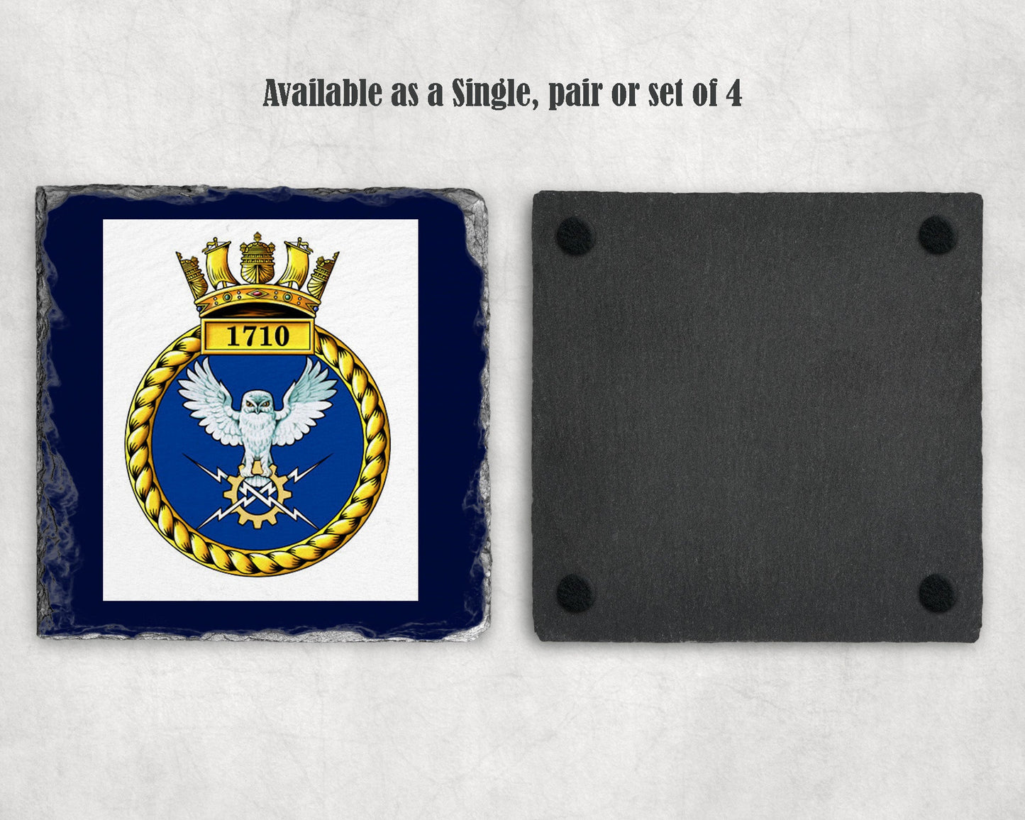 1710 Naval Air Squadron - Slate Coaster