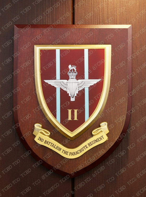 2 PARA - Wall Shield Plaque | MOD Licensed Seller | Regimental