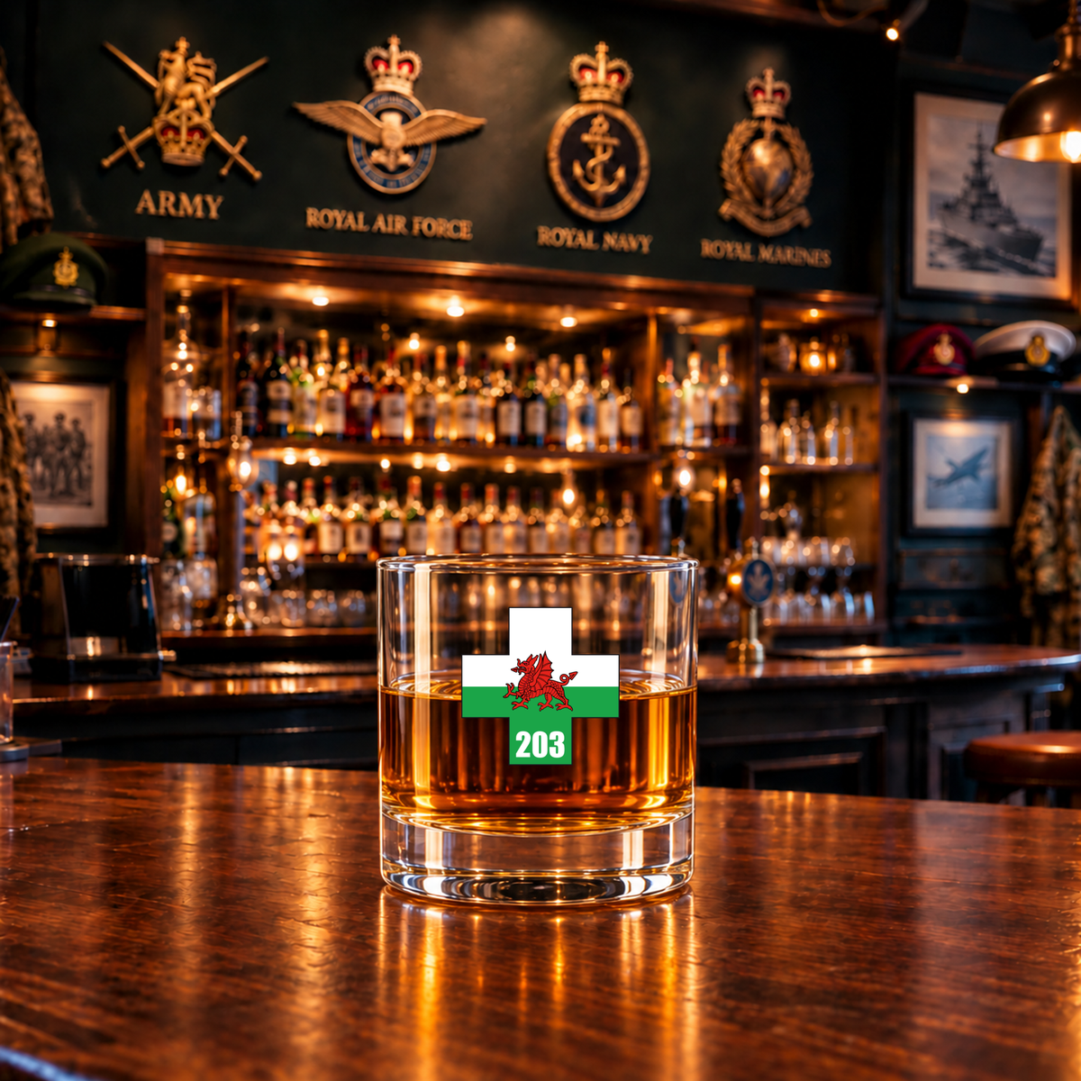 203 Field Hospital - Whiskey Glass