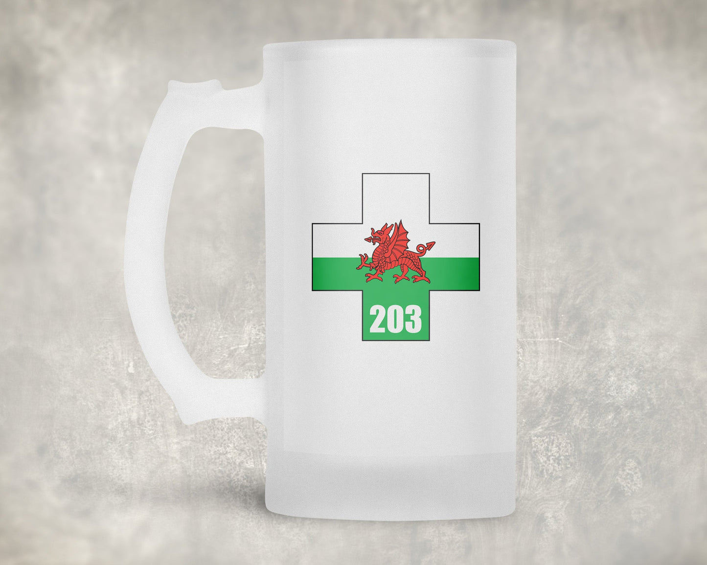203 (WELSH) Multi-Role Medical Regiment - Frosted Stein