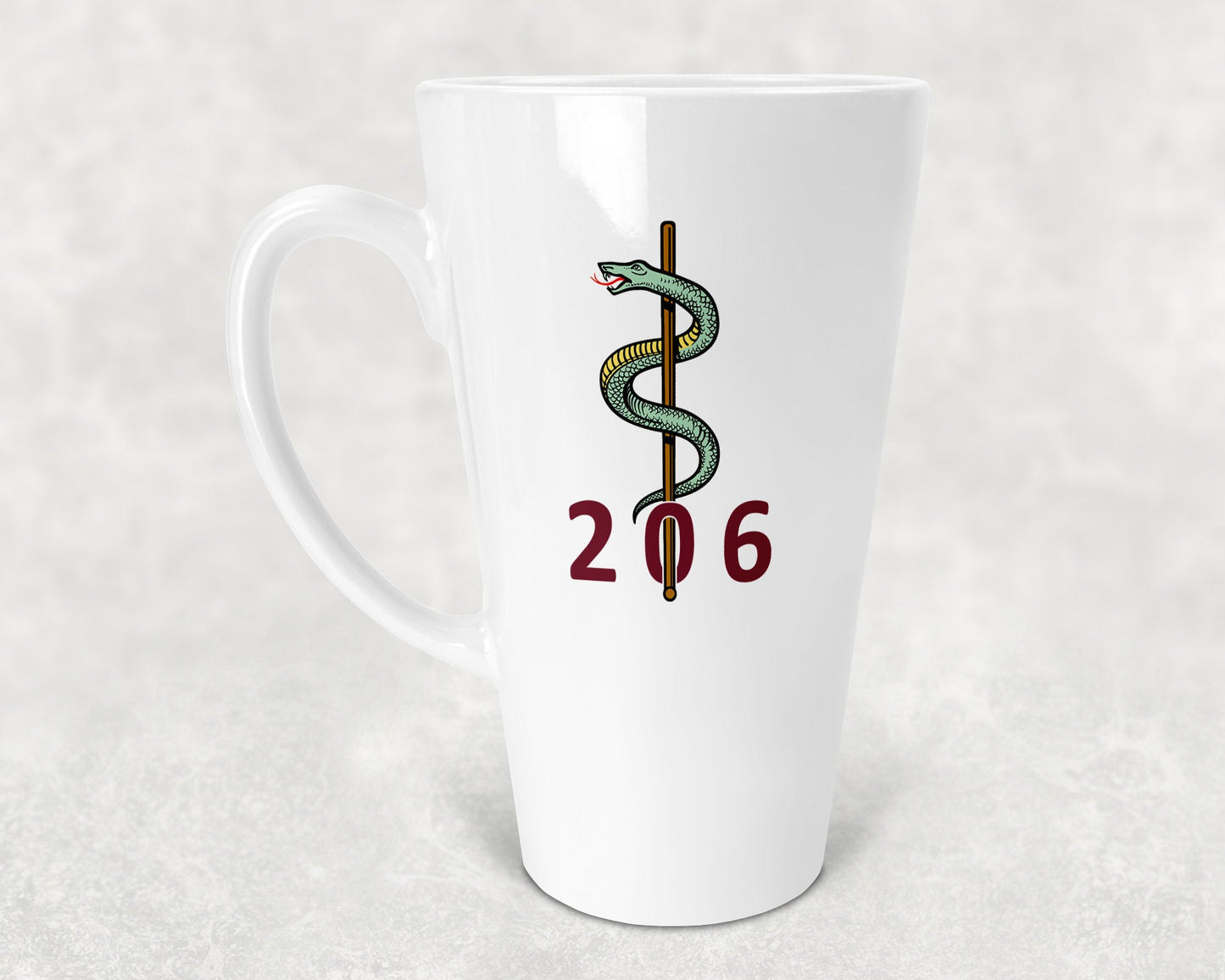 206 (North West) Multi-role Medical Regiment - Latte Mug 17oz