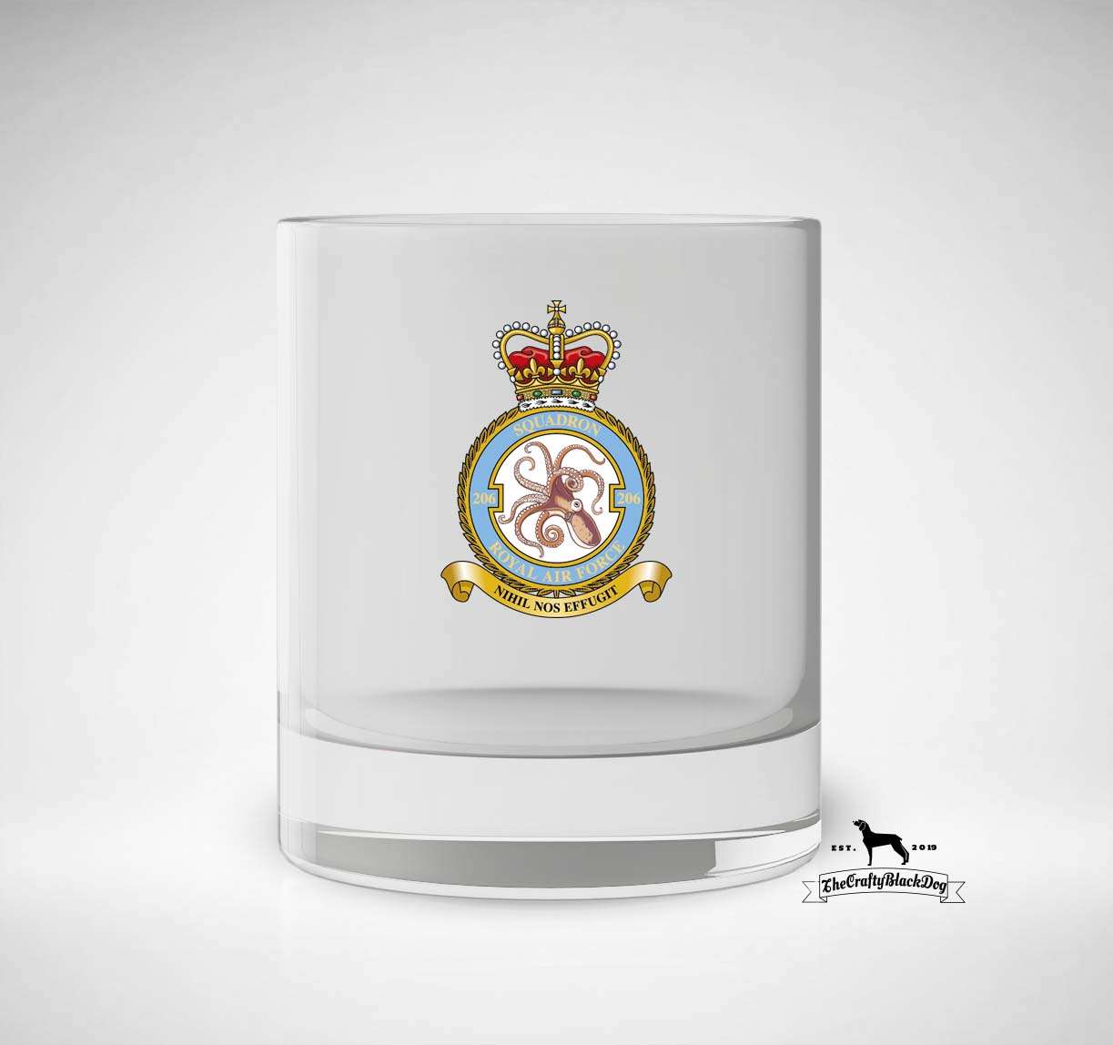 206 Squadron RAF - Whiskey/Spirit Glass
