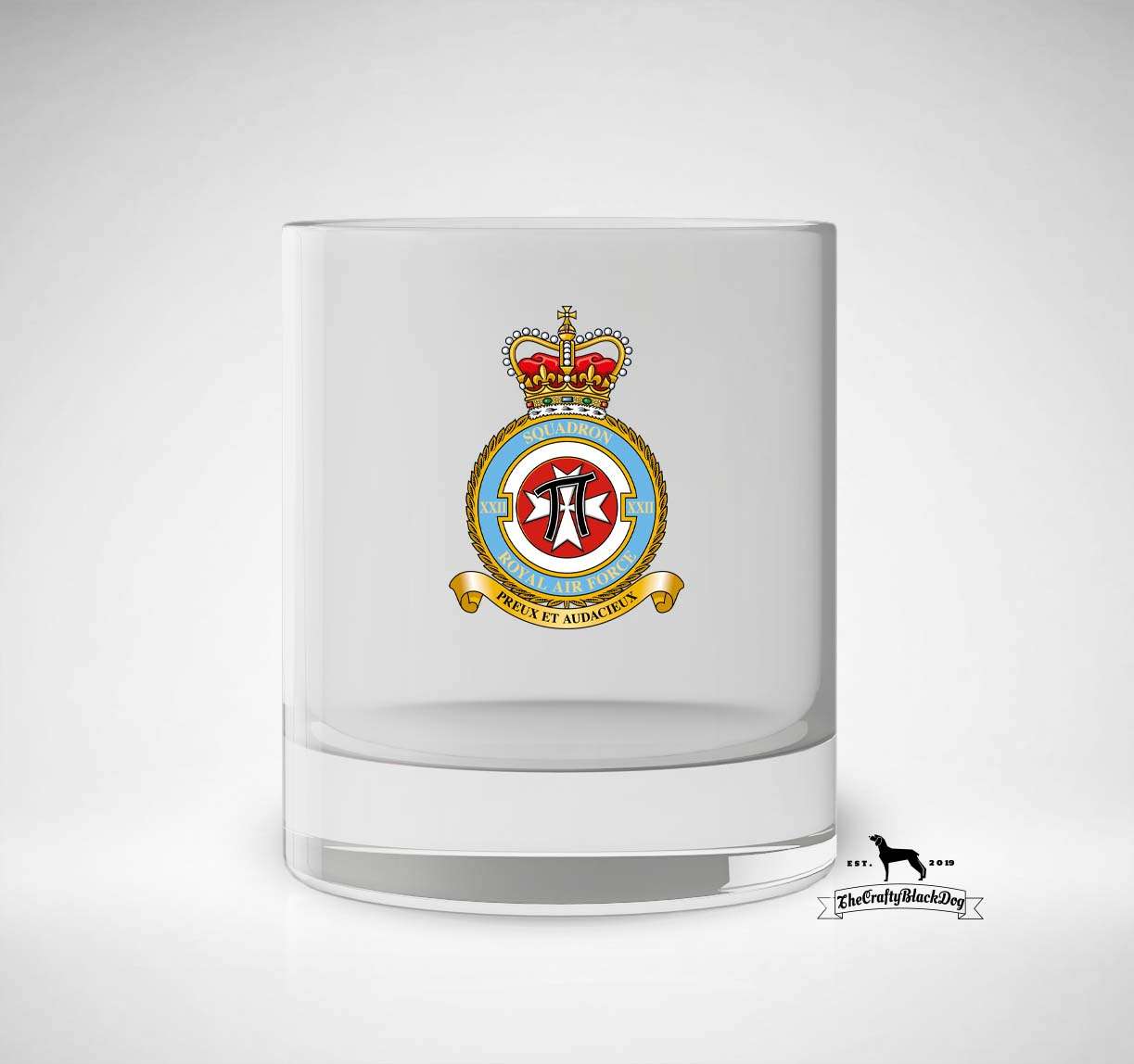 22 Squadron RAF - Whiskey/Spirit Glass