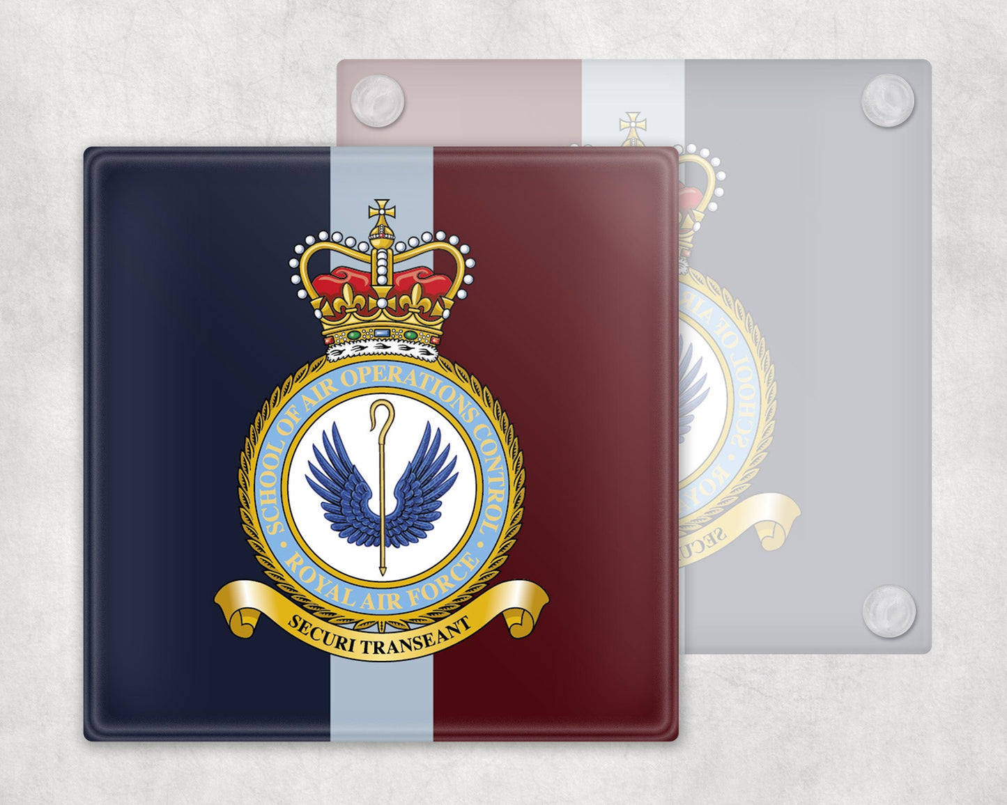 School of Air Operations Control RAF - Glass Coaster