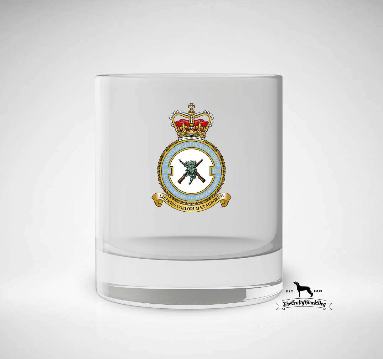 2503 (County of Lincoln) SQN RAuxAF - Whiskey/Spirit Glass