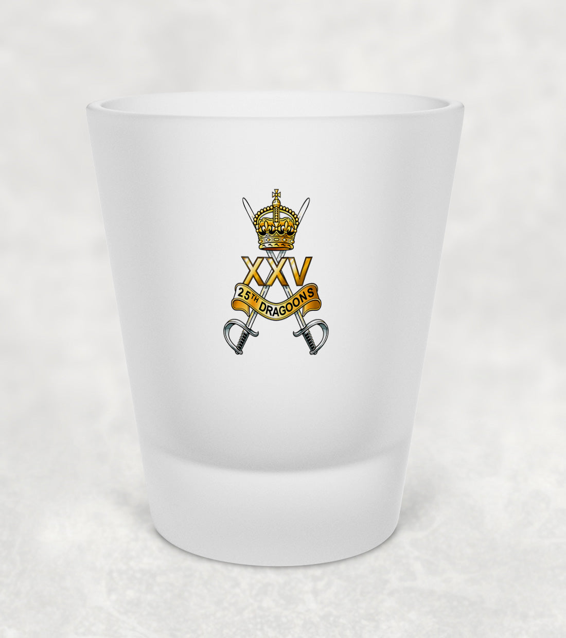 25th Dragoons - Shot Glass