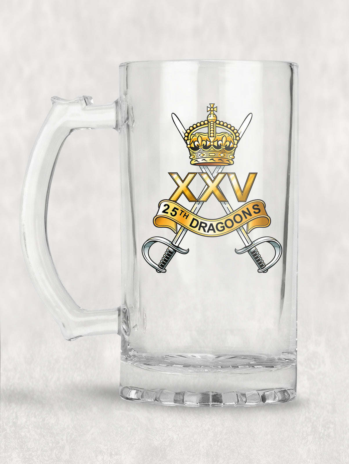 25th Dragoons - Tankard/Beer Mug/Stein