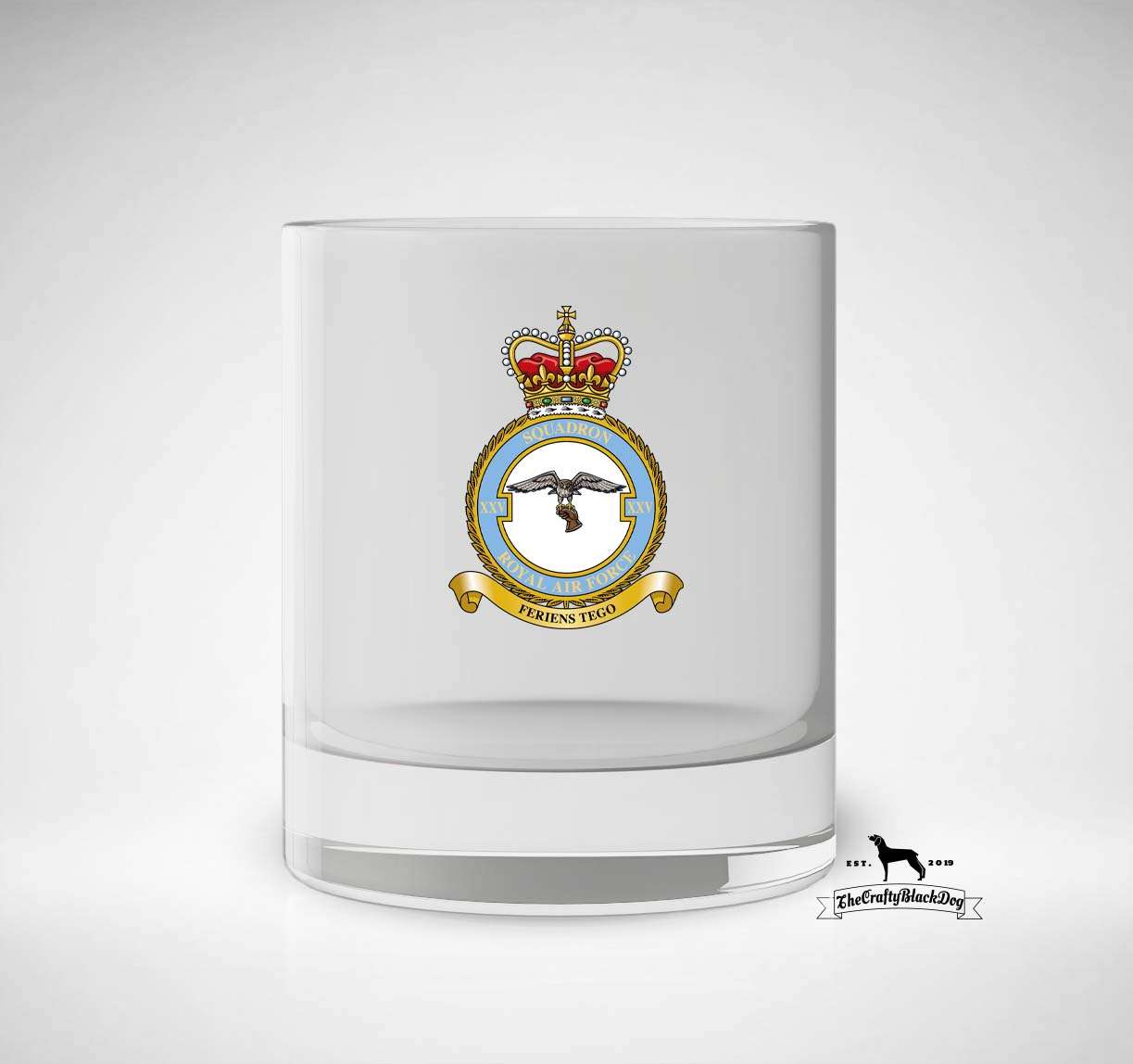 25 Squadron RAF - Whiskey/Spirit Glass