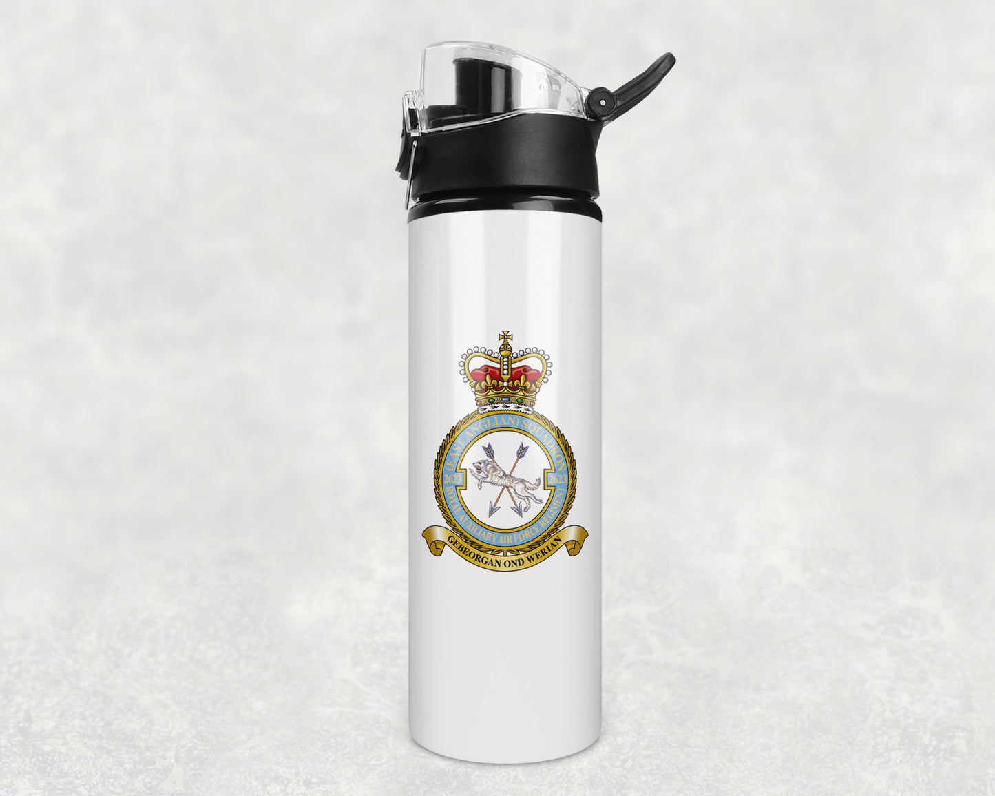2623 (East Anglian) SQN RAuxAF - Flip Top Water Bottle