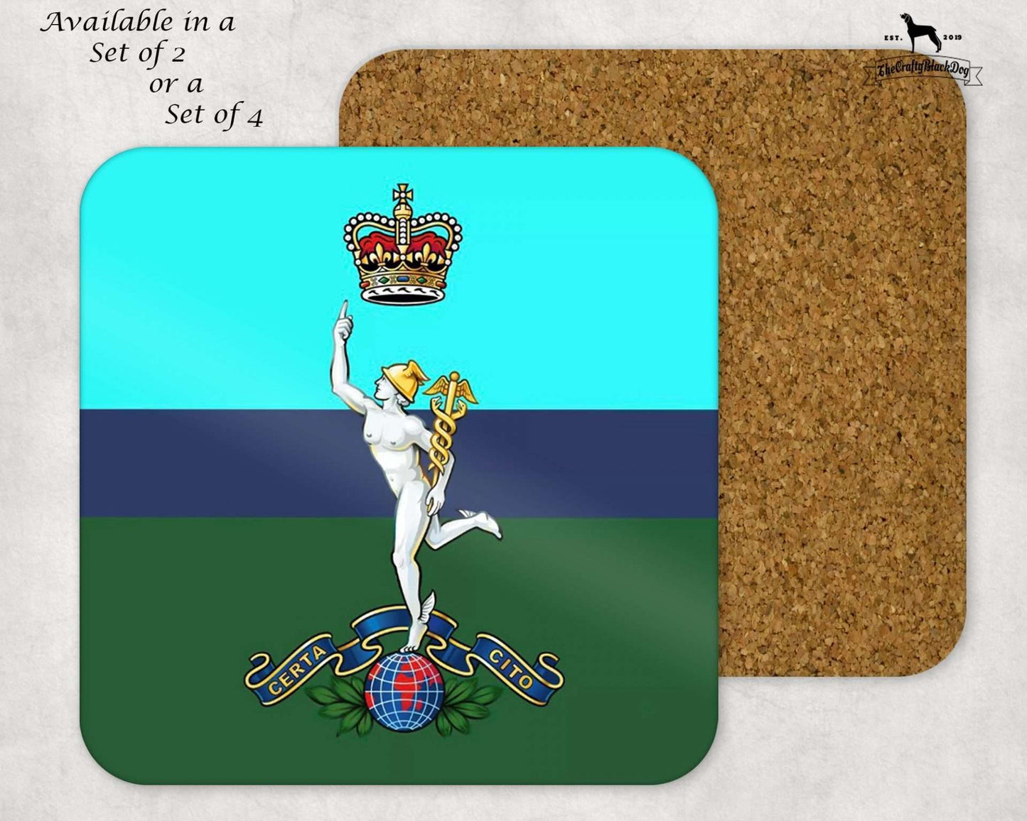 Royal Corps of Signals - COASTER SET