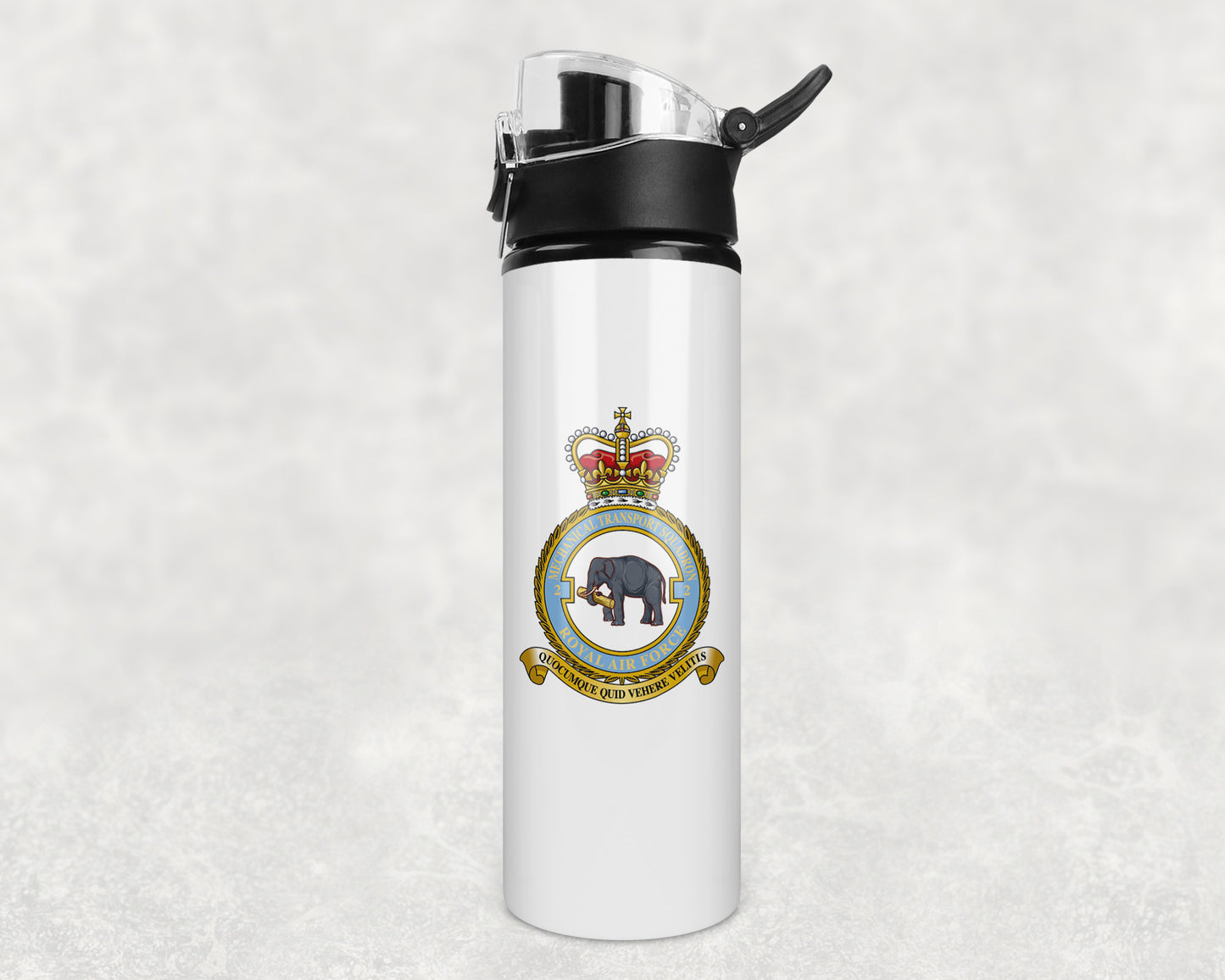 2 Mechanical Transport Squadron RAF - Flip Top Water Bottle