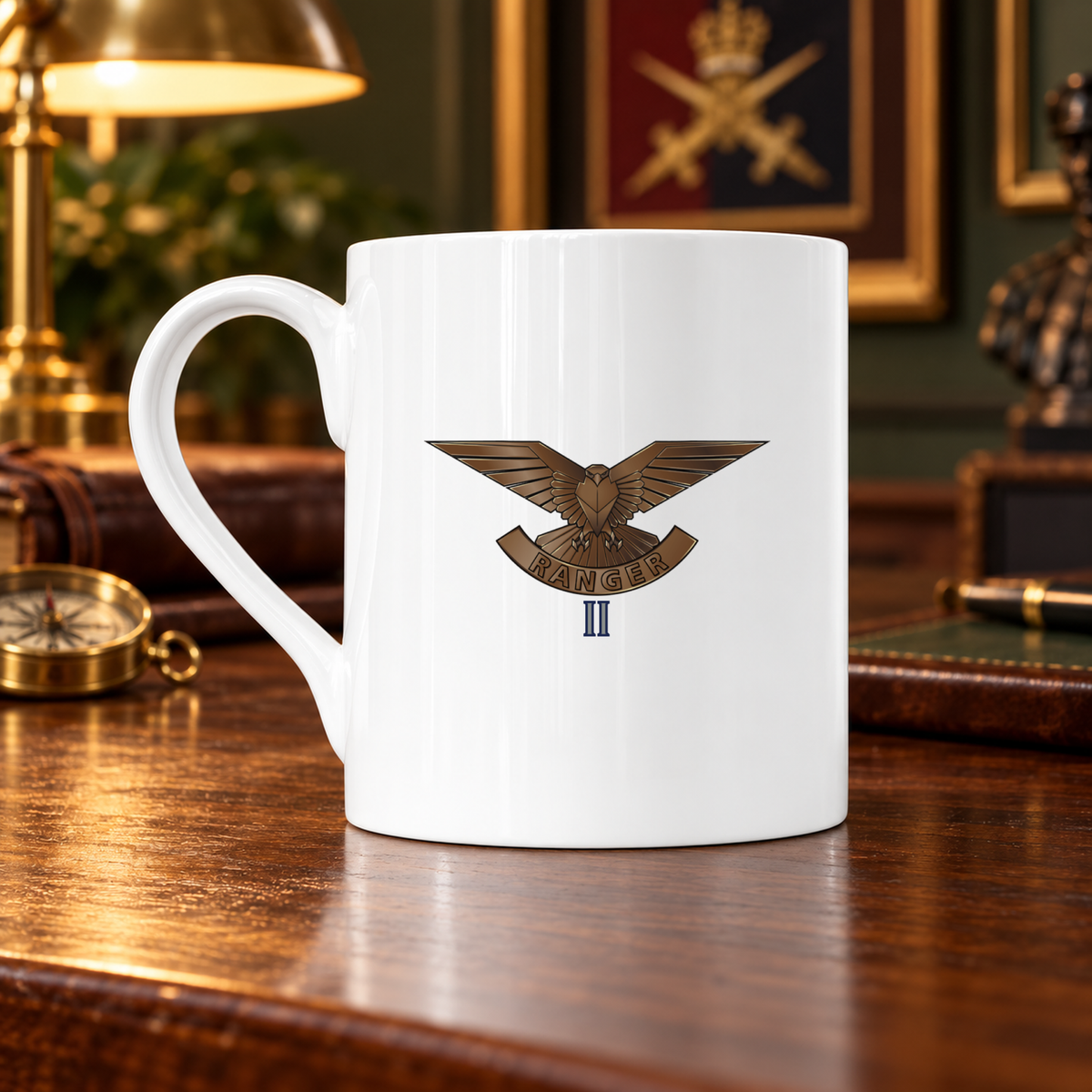 2nd Battalion, The Ranger Regiment (2 RANGER) - Bone China Mug | The Crafty Black Dog