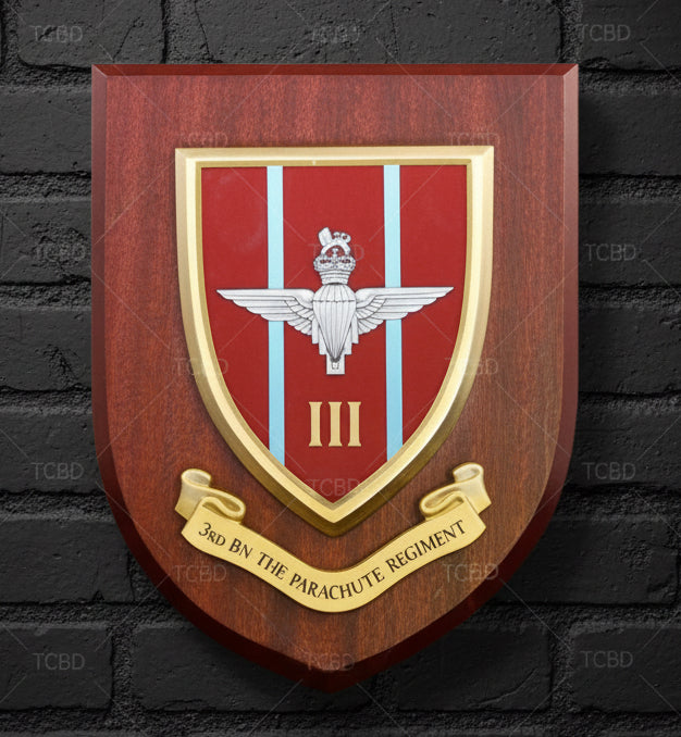 3 PARA - Wall Shield Plaque | MOD Licensed Seller | Regimental