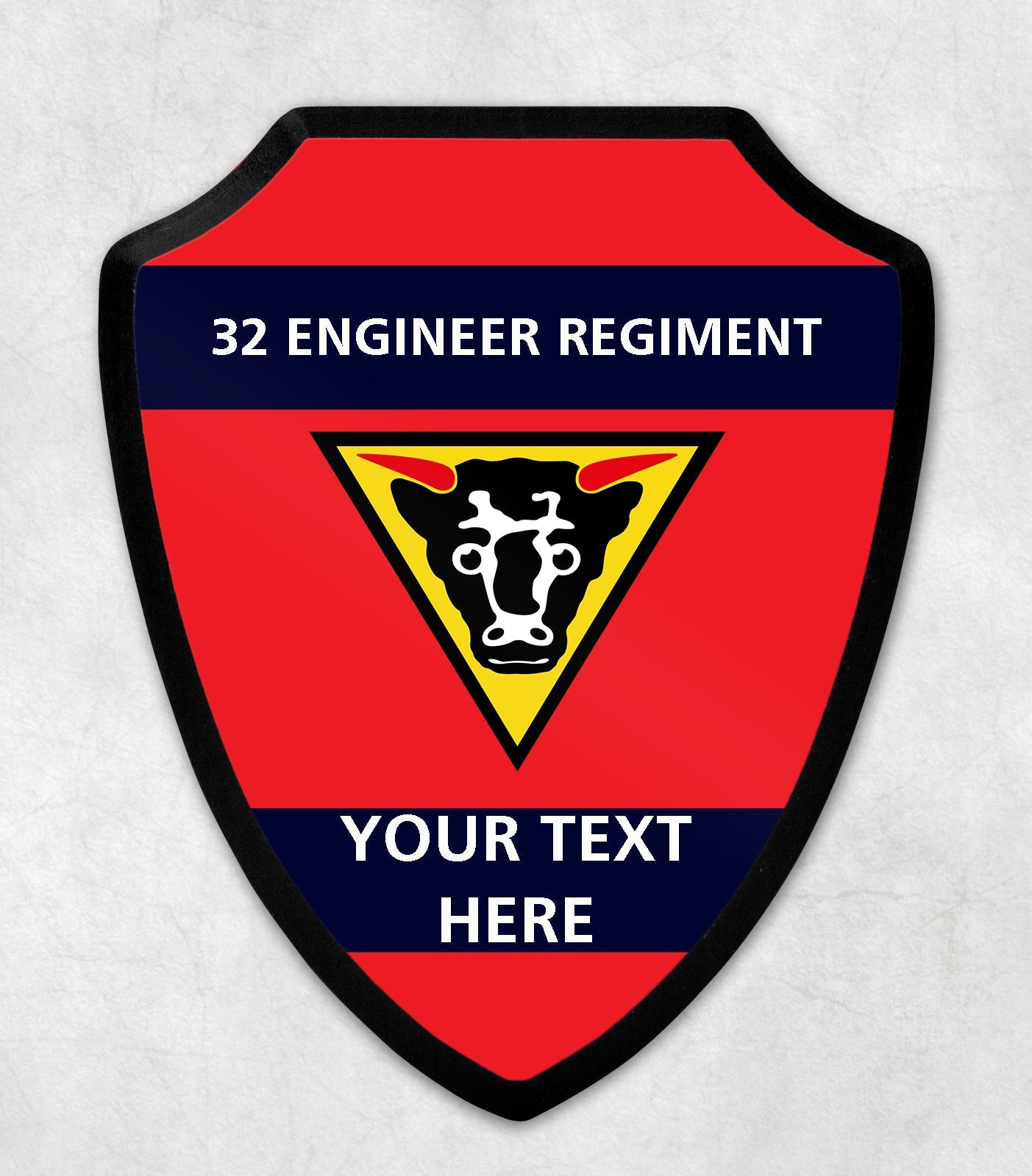 32 Engineer Regiment - Printed Wall Shield