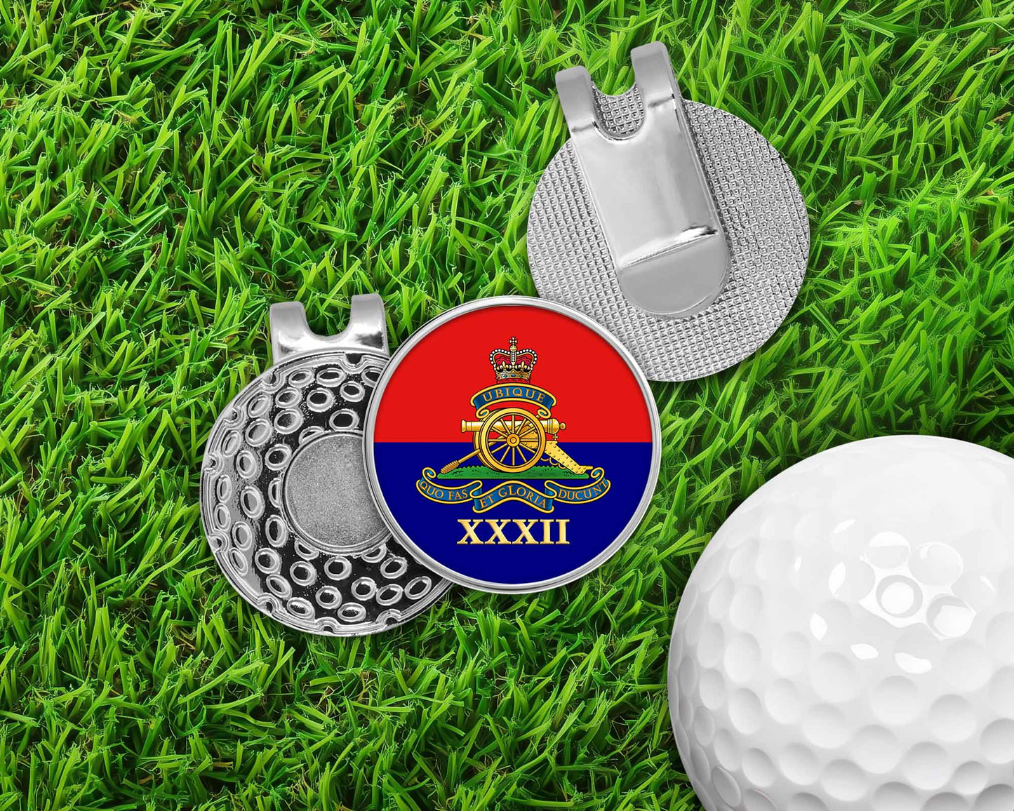 32 Regiment Royal Artillery - Golf Ball Marker Hat Clip