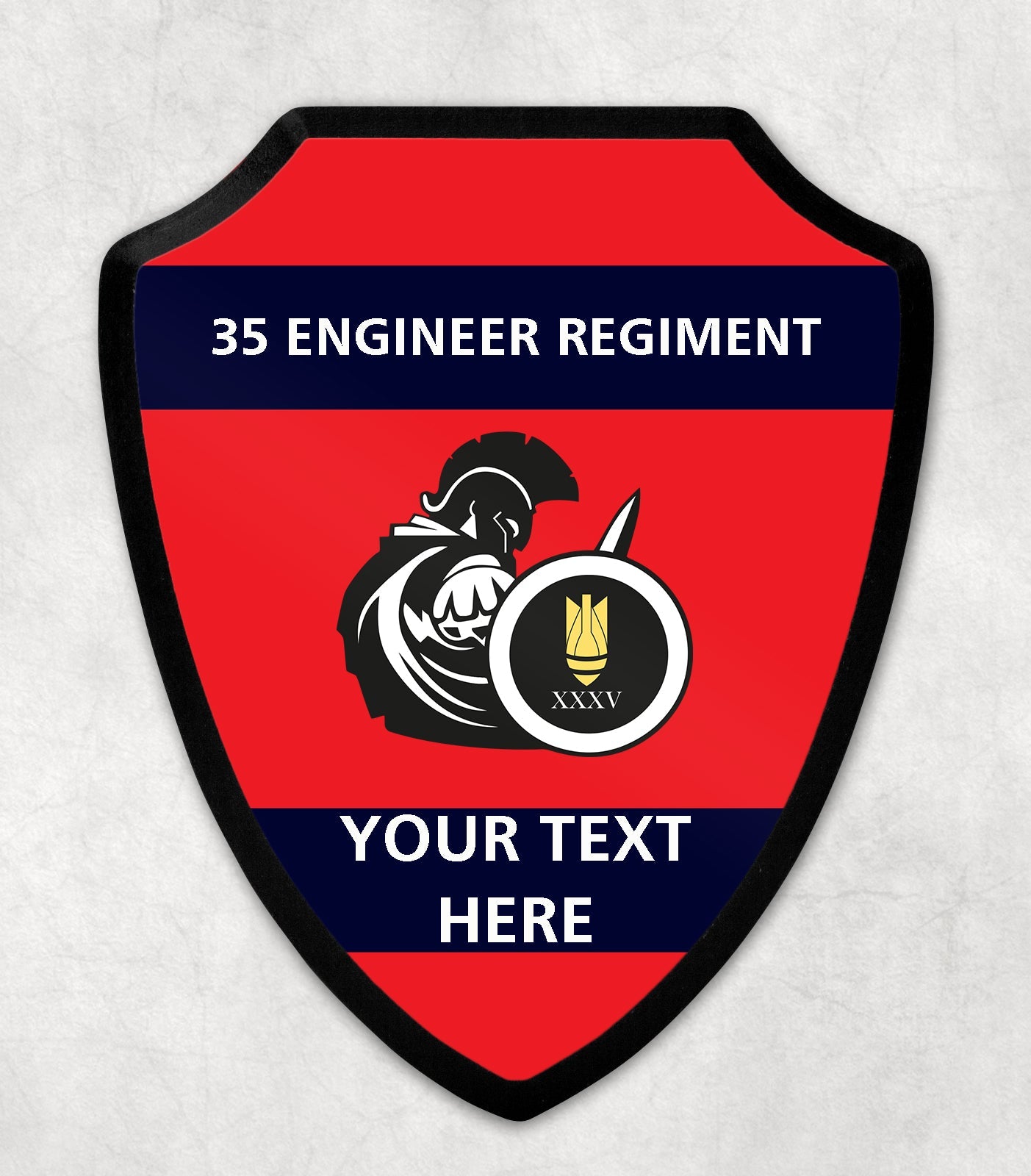 35 Engineer Regiment - Printed Wall Shield