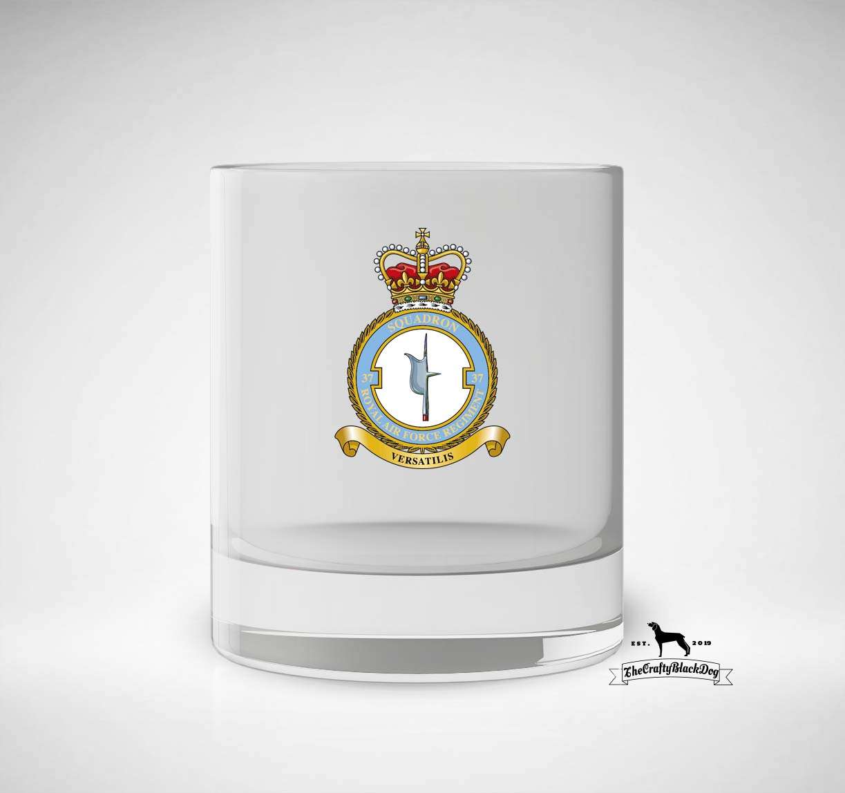 37 Squadron RAF - Whiskey/Spirit Glass