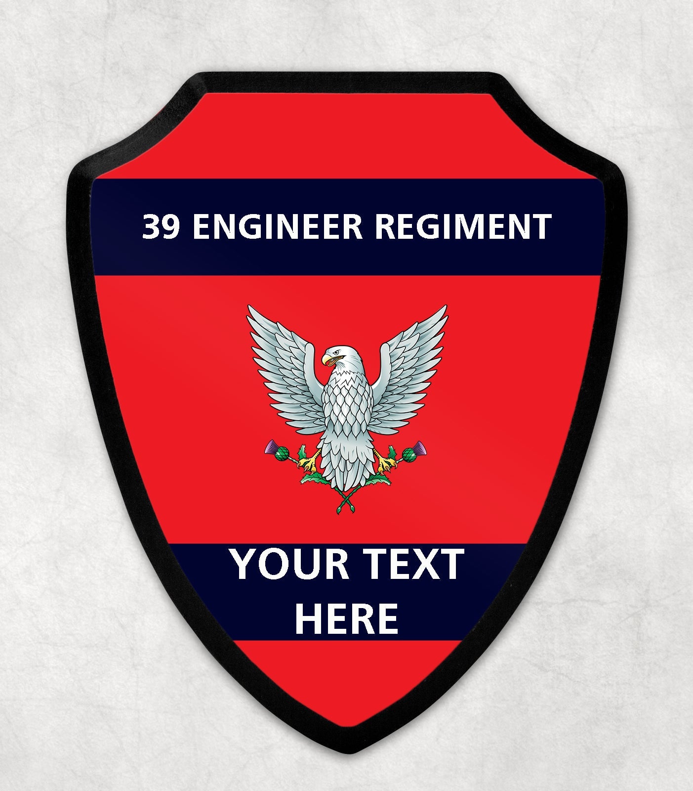 39 Engineer Regiment - Printed Wall Shield