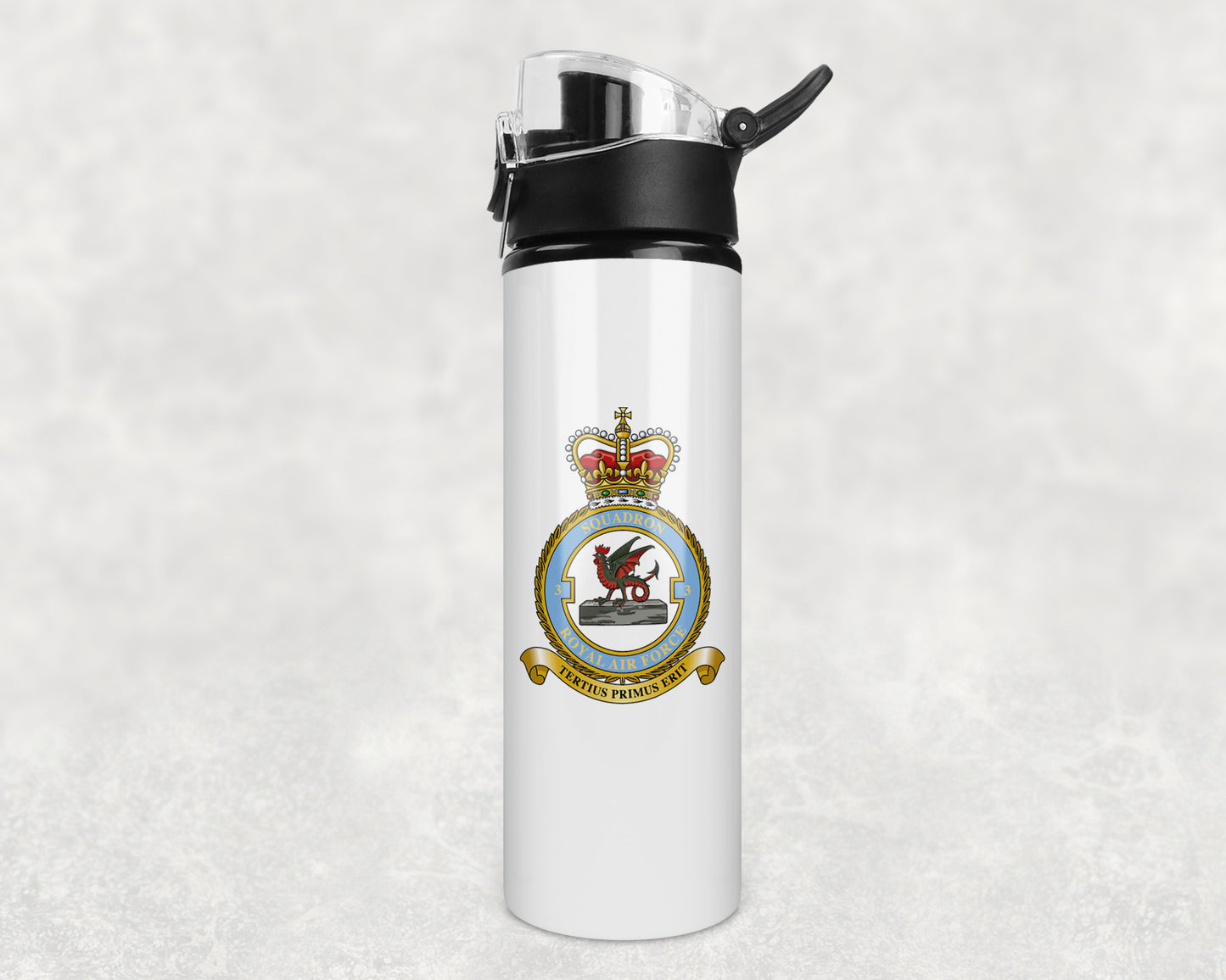 3 (F) Squadron RAF - Flip Top Water Bottle