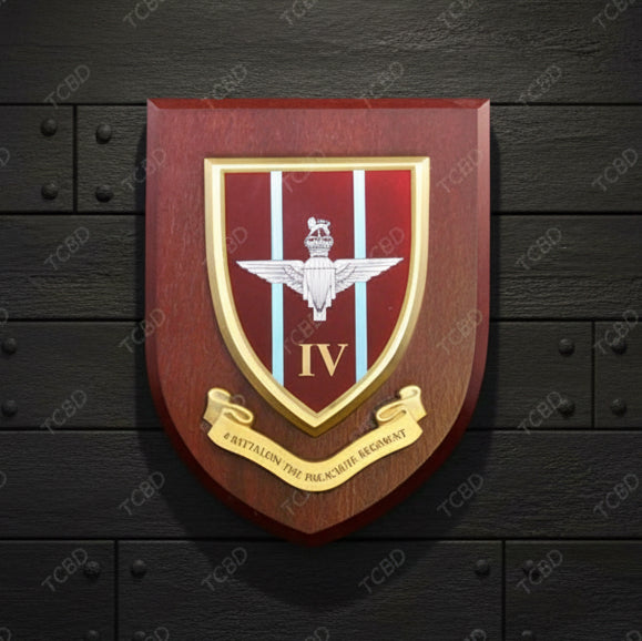 4 PARA - Wall Shield Plaque | MOD Licensed Seller | Regimental