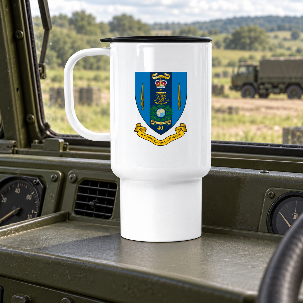 40 Commando RM - Travel Mug | The Crafty Black Dog
