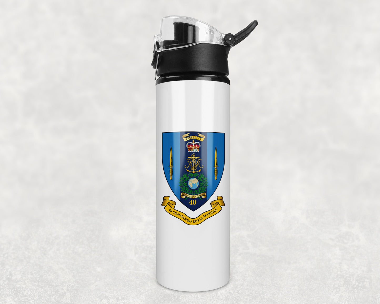 40 Commando RM - Flip Top Water Bottle