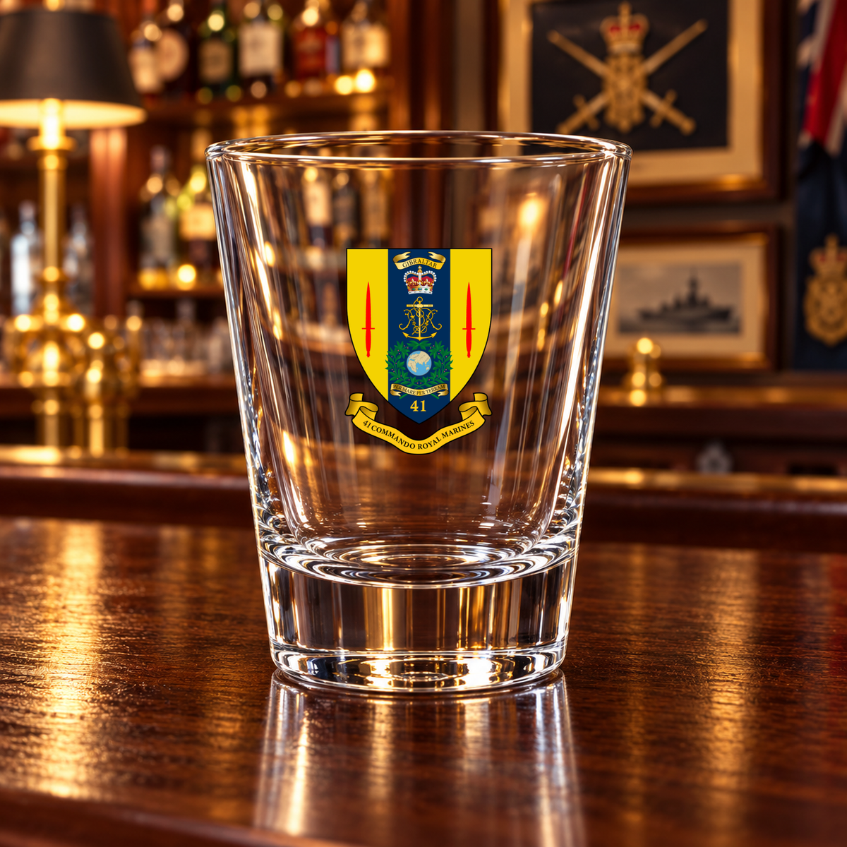 41 Commando RM - Shot Glasses | The Crafty Black Dog — Frosted_Shot_Glass_Military_Bar_Smart_Object copy