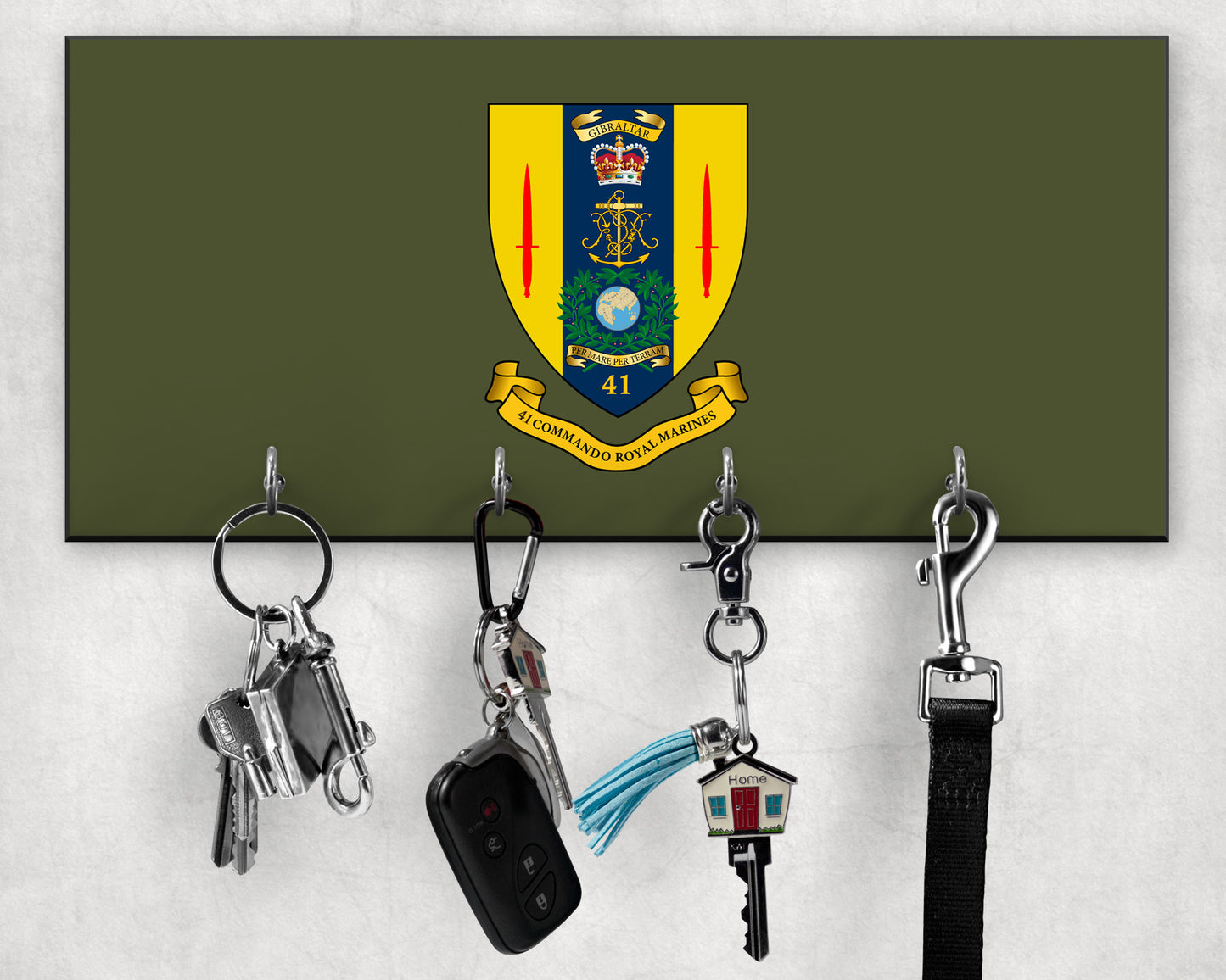 41 Commando RM - Wooden Key/Beret Hook