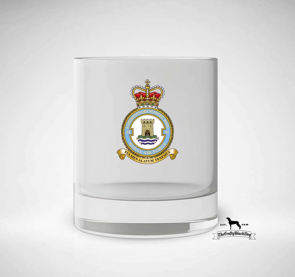 42 Expeditionary Support Wing RAF - Whiskey/Spirit Glass
