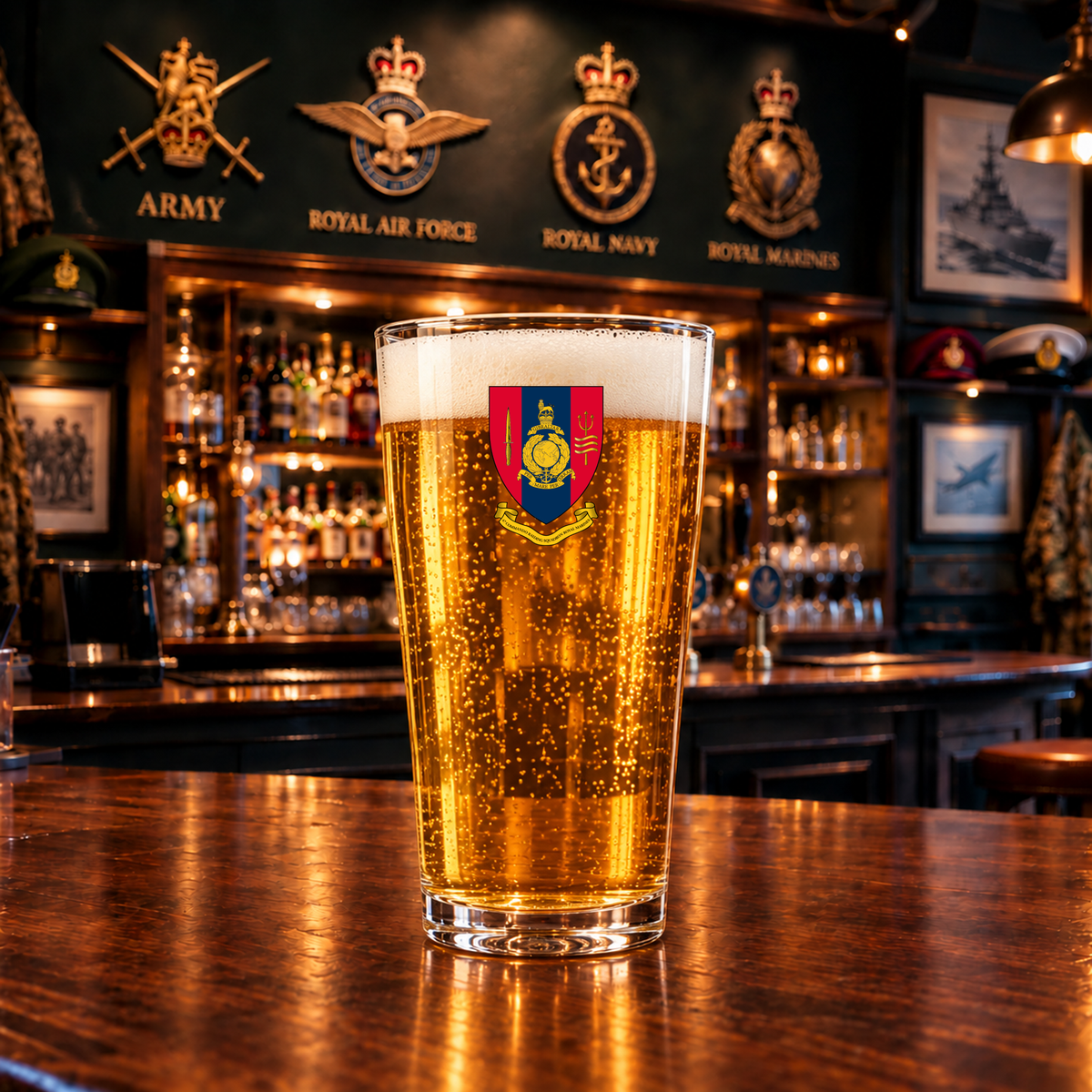 47 Commando RM - Pint Glass | The Crafty Black Dog