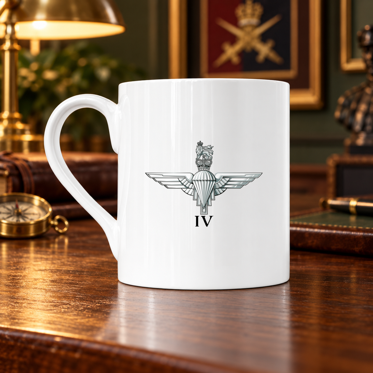 4th Battalion, The Parachute Regiment (4 PARA) - Bone China Mug | The Crafty Black Dog