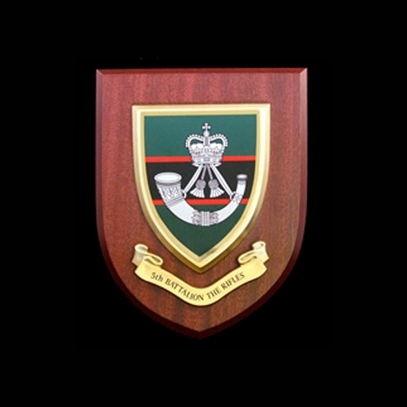 5th Bn Rifles - Wall Shield Plaque | MOD Licensed Seller | Regimental