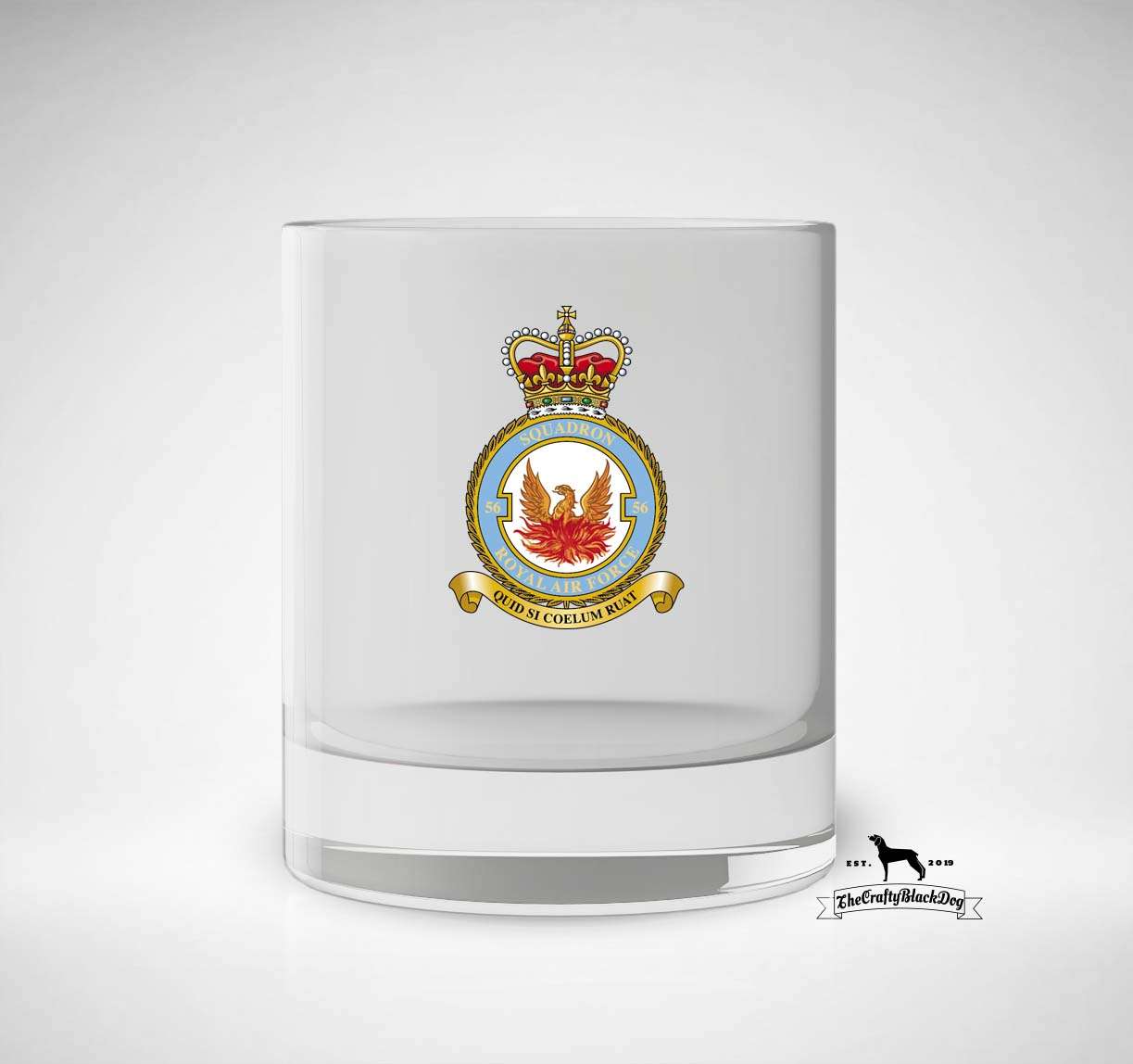 56 Squadron - Whiskey/Spirit Glass