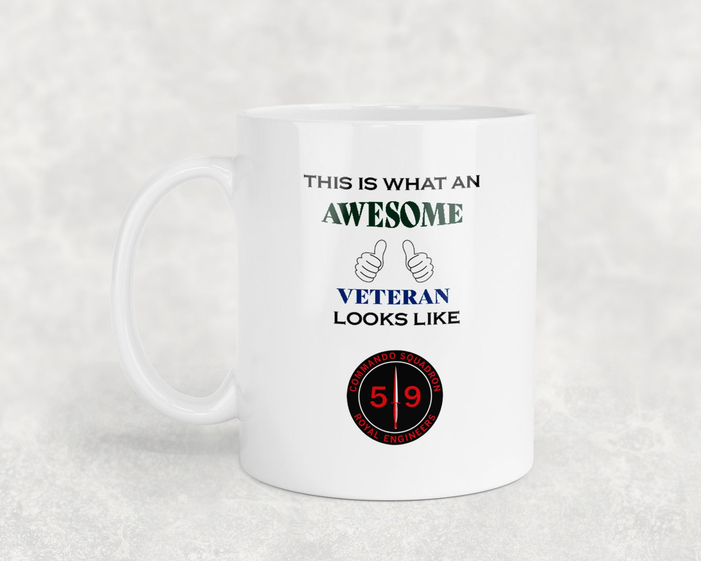 59 Commando Royal Engineers - Veteran - 11oz Mug